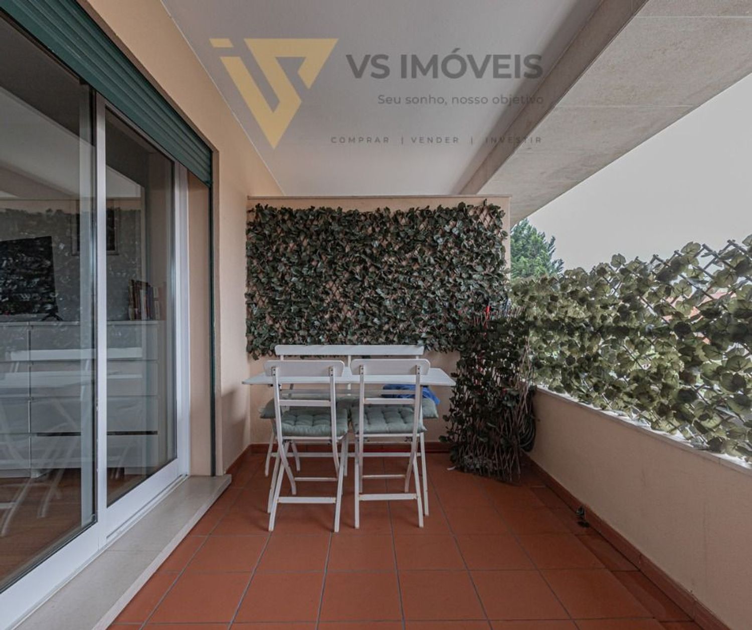 出租公寓 t2在Rua dos Faisões - 阳台