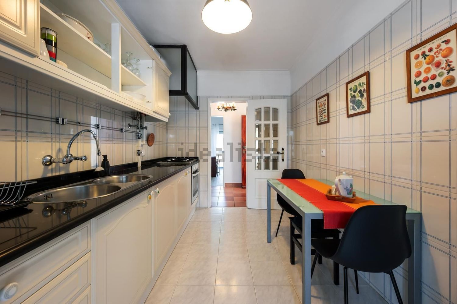 出租公寓 t2在Galiza - 厨房