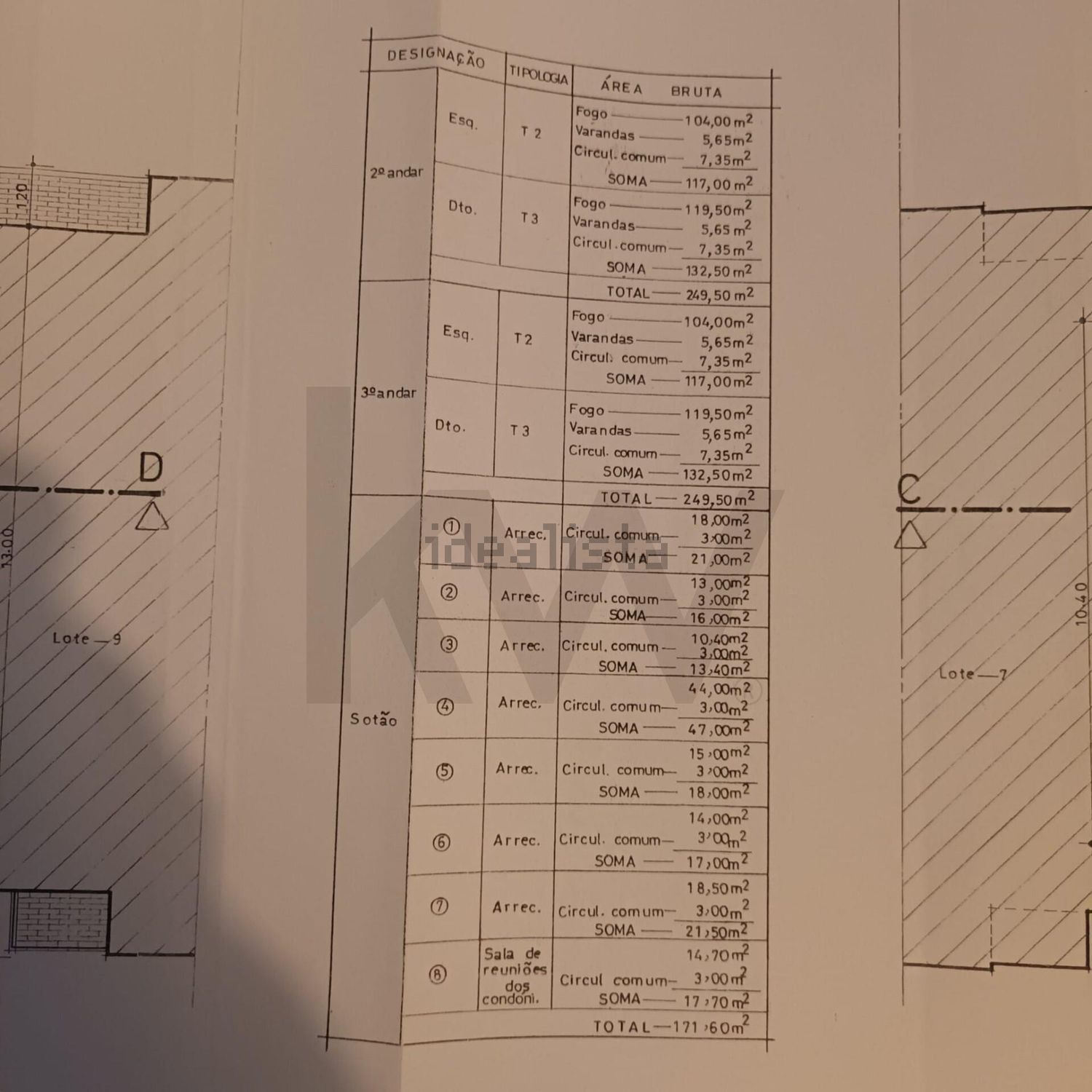 公寓 t3出售在Avenida Cidade de Leimen, 14 - 平面图