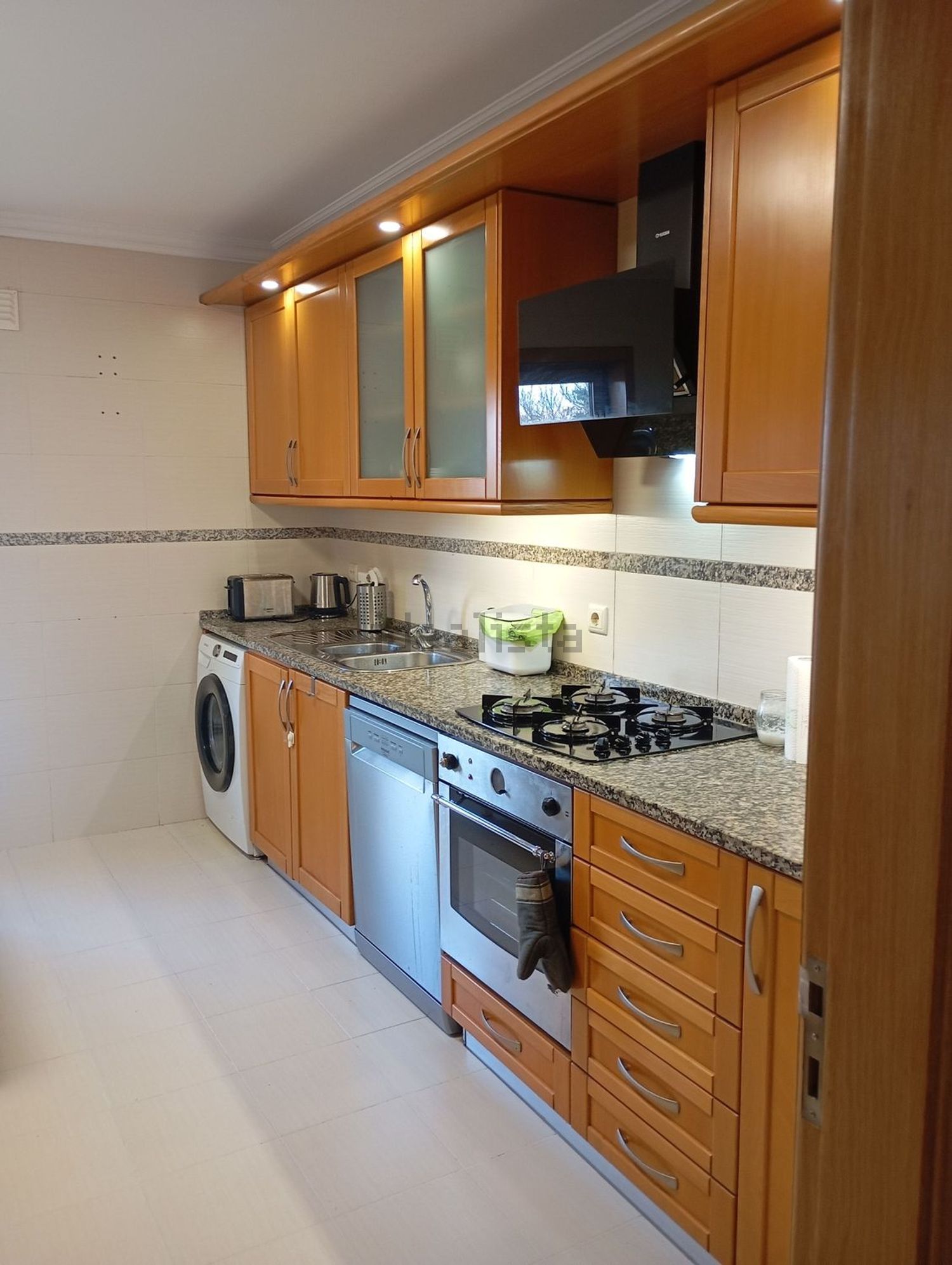 出租公寓 t2在Rua Canto e Castro, 1 - 厨房