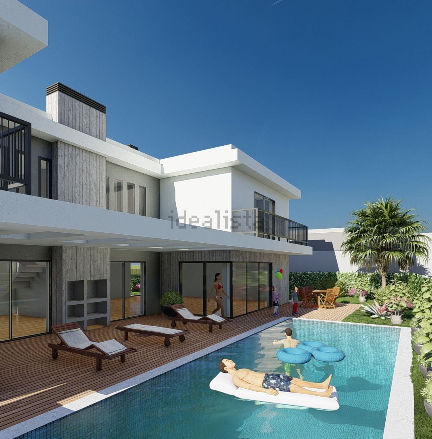 小楼房或独栋别墅出售Vila Nogueira de Azeitao, 19 - 游泳池