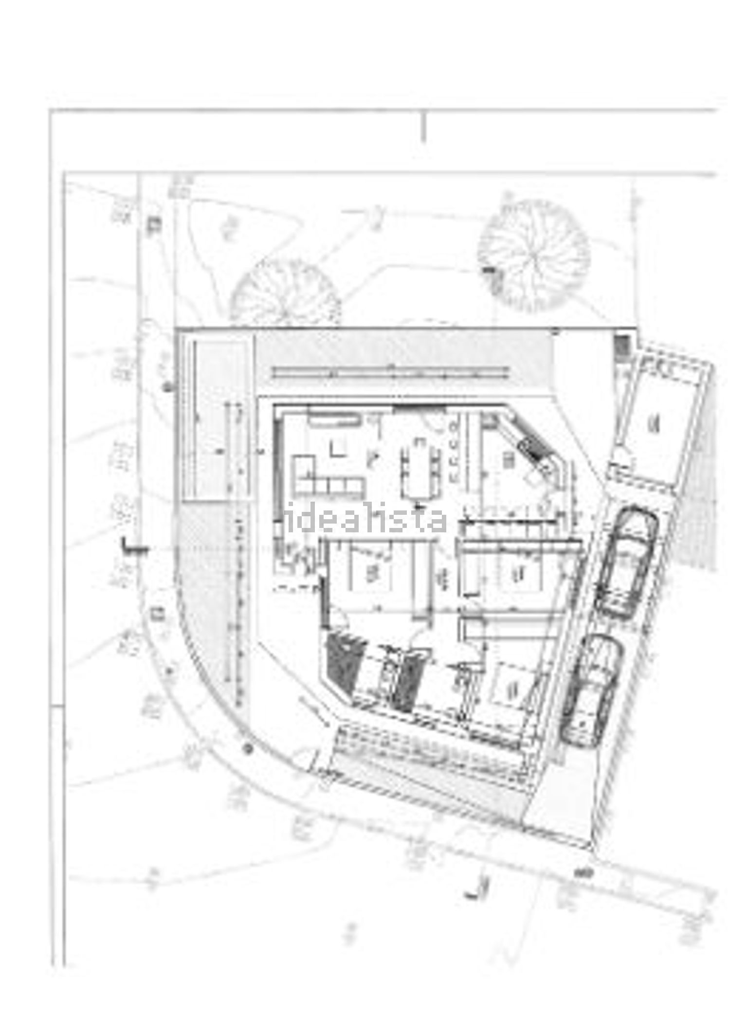 小楼房或独栋别墅出售在Rua das Olaias - 平面图