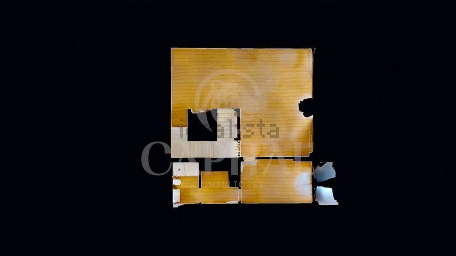 小楼房或独栋别墅出售在Rua da Calheta - 平面图