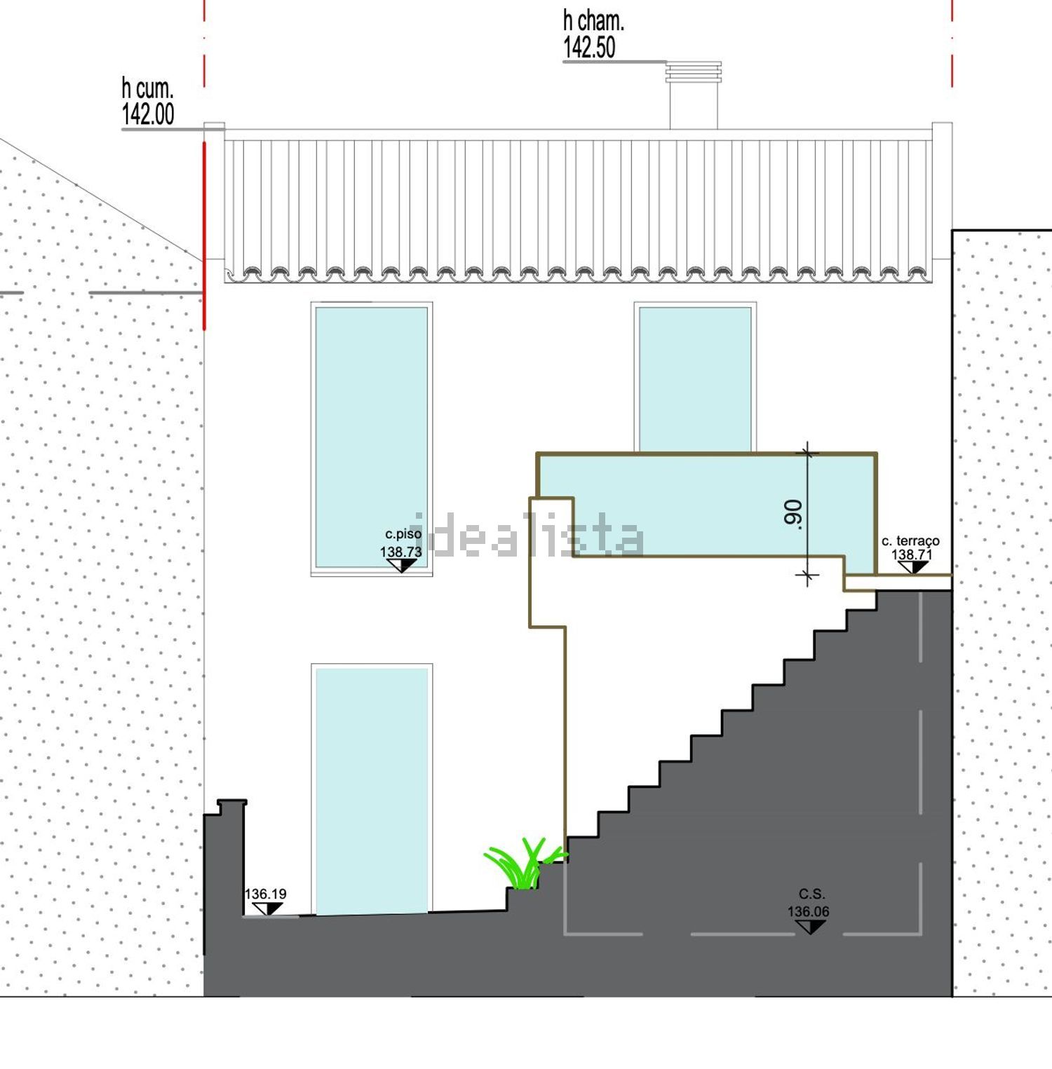 双拼别墅出售在Travessa dos Moleirinhos, 10 - 平面图