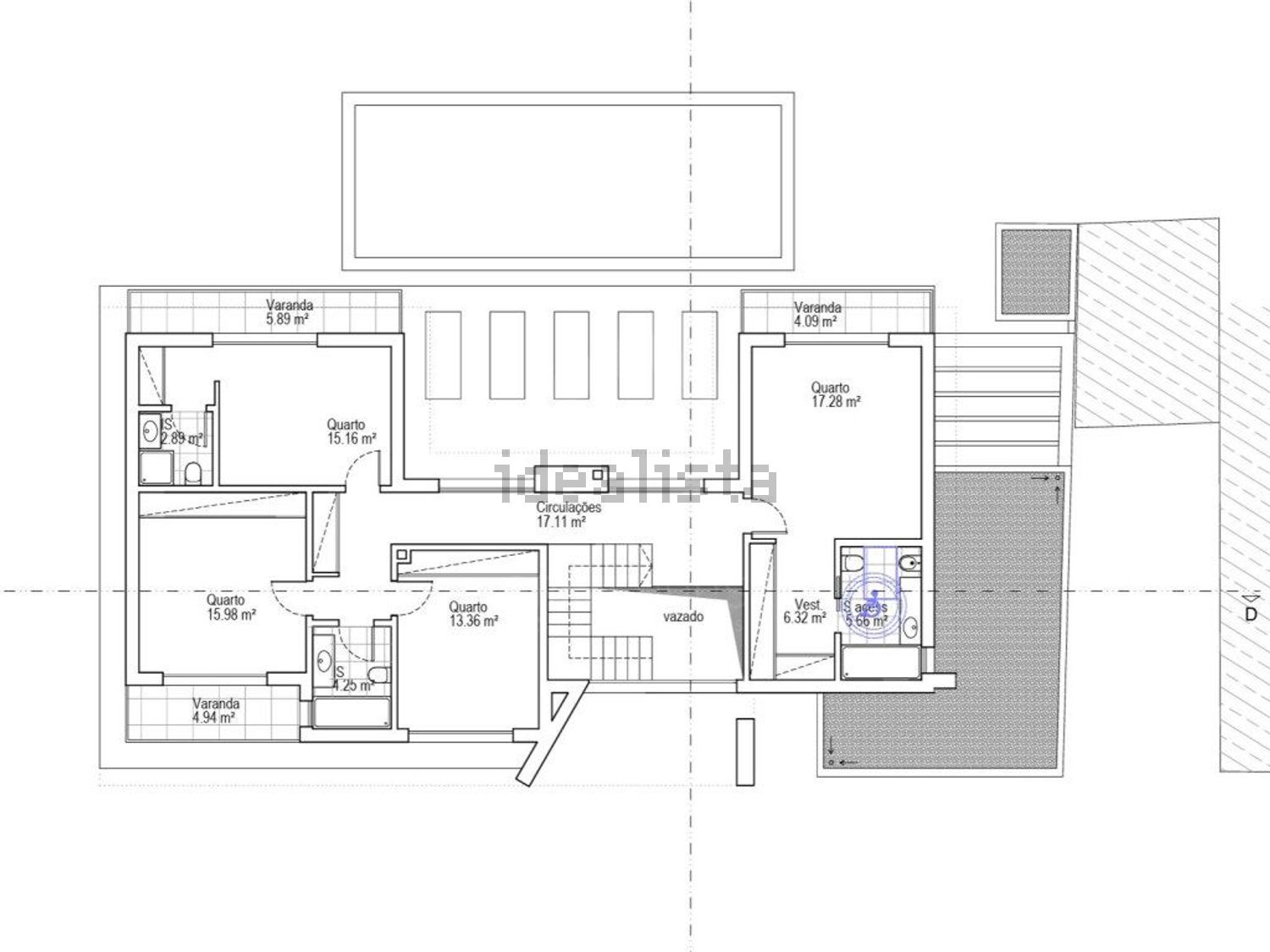 小楼房或独栋别墅出售在Rua Natália Correia, 21 - 平面图