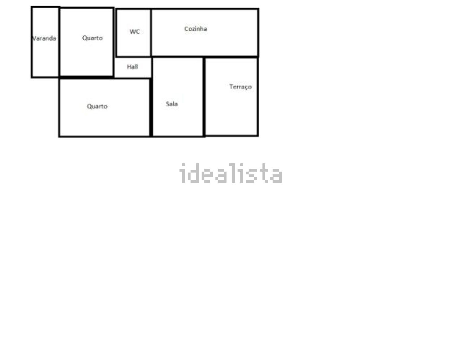 出租公寓 t2Praia das Maçãs s/n - 平面图