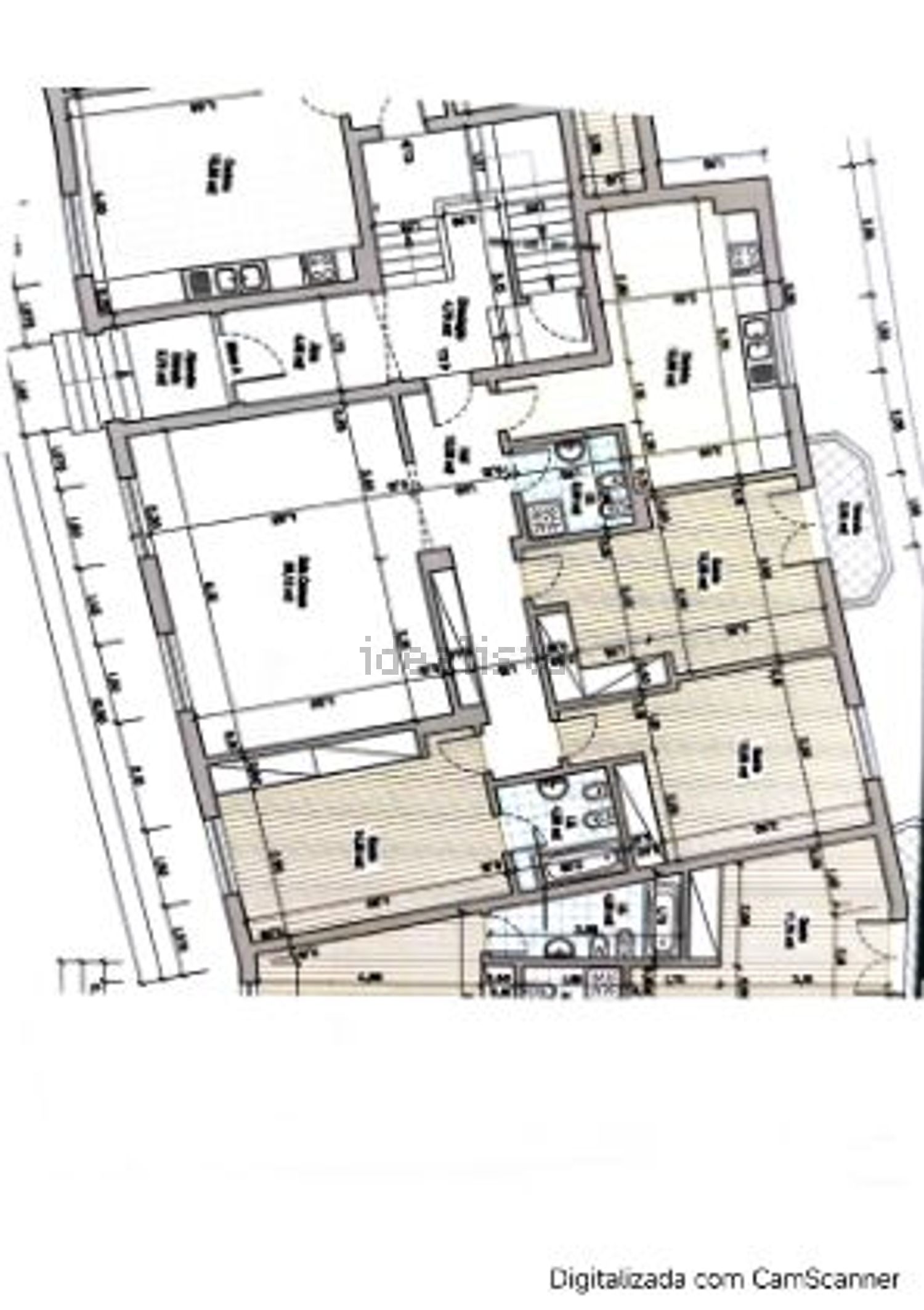 公寓 t3出售在Rua da Urmeirada - 平面图