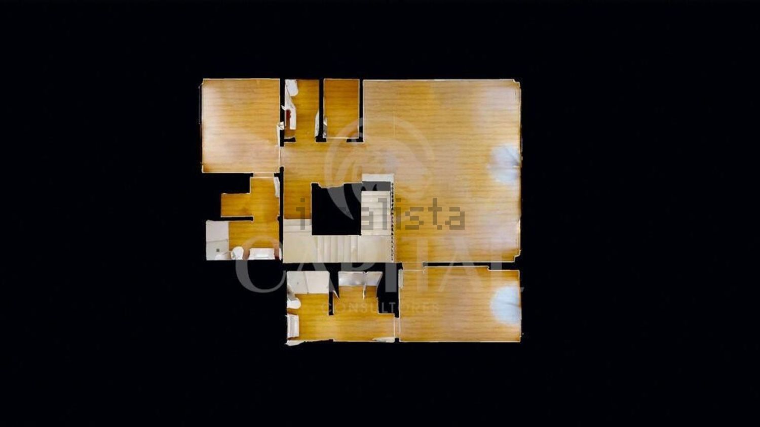 小楼房或独栋别墅出售在Rua da Calheta - 平面图