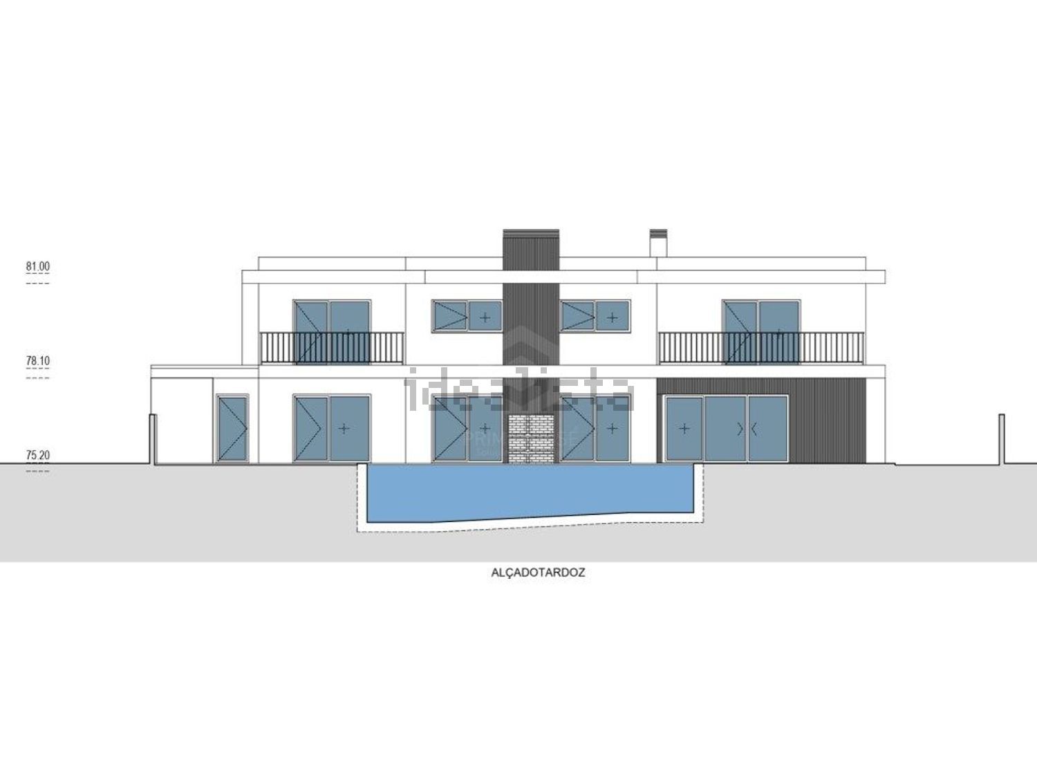 小楼房或独栋别墅出售在Rua Natália Correia, 21 - 平面图