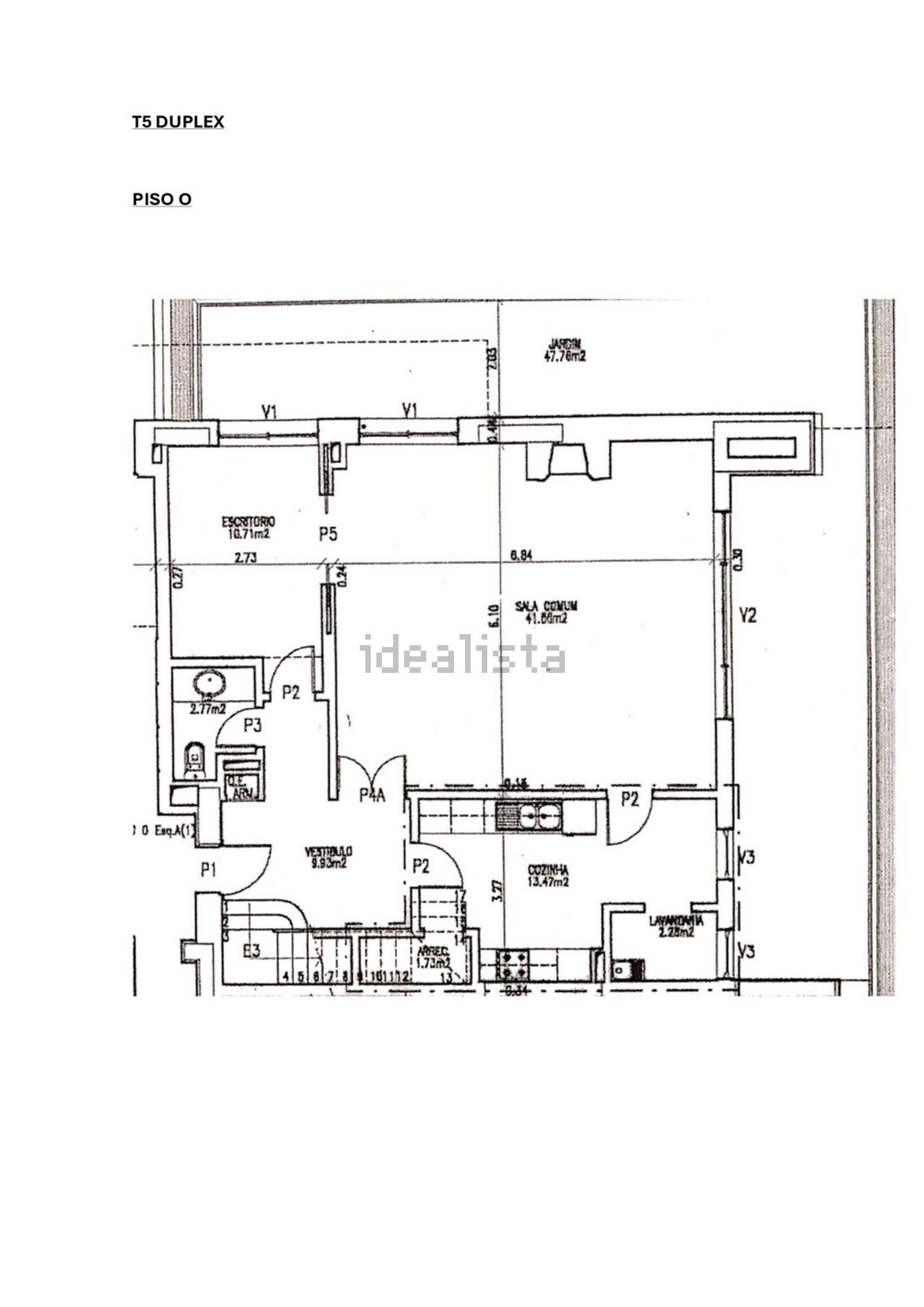 复式公寓出售在Rua da Ilha dos Amores - 平面图