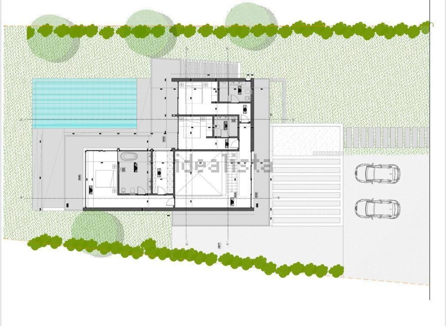小楼房或独栋别墅出售在Rua do Tojo - 平面图