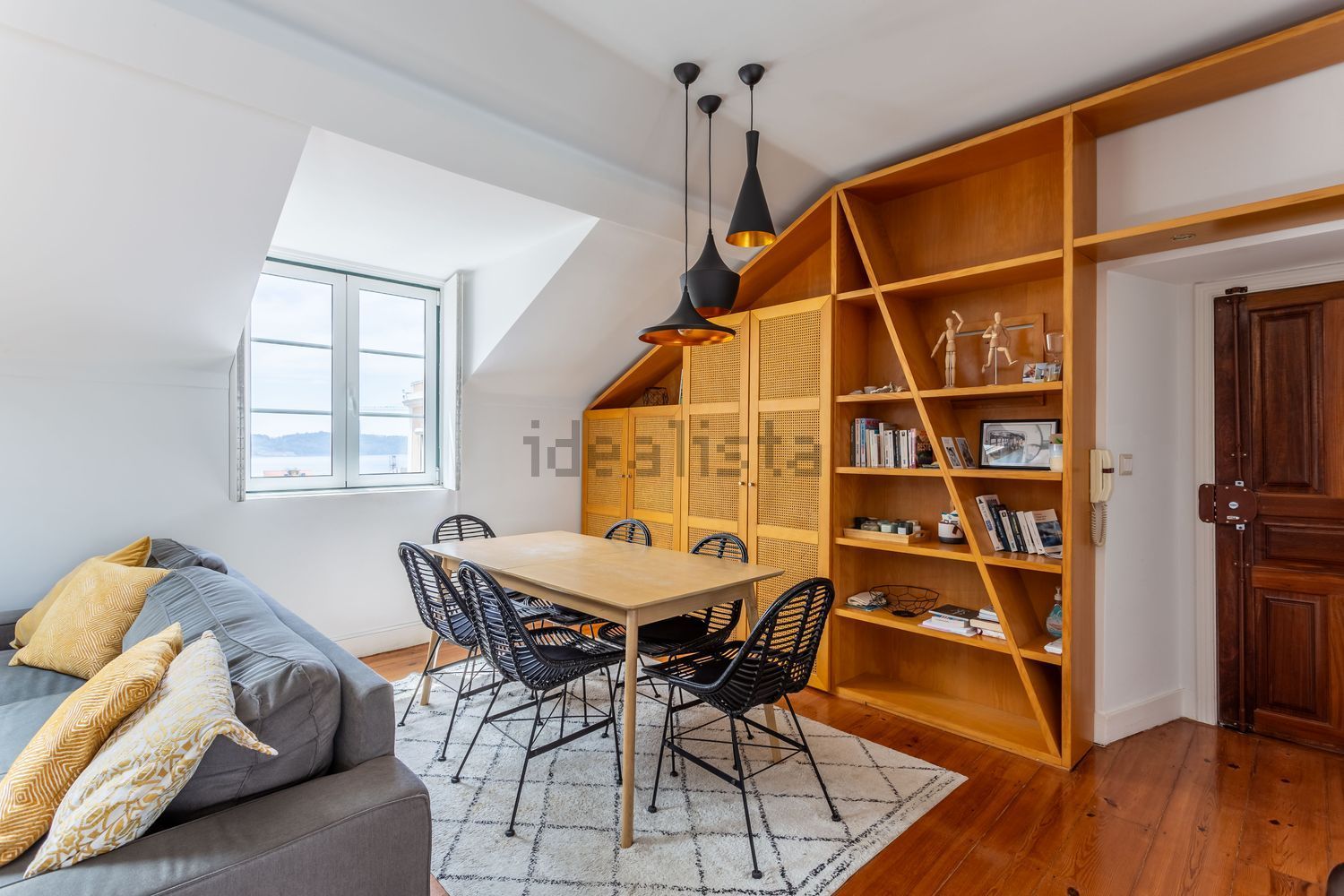 出租公寓 t2在Travessa do Cabral - 客厅