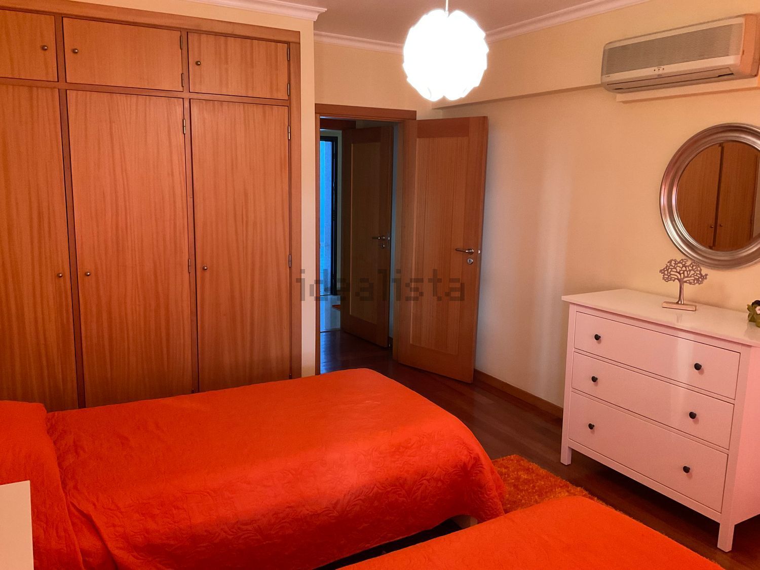 出租公寓 t2在Bairro do Rosário - 卧室