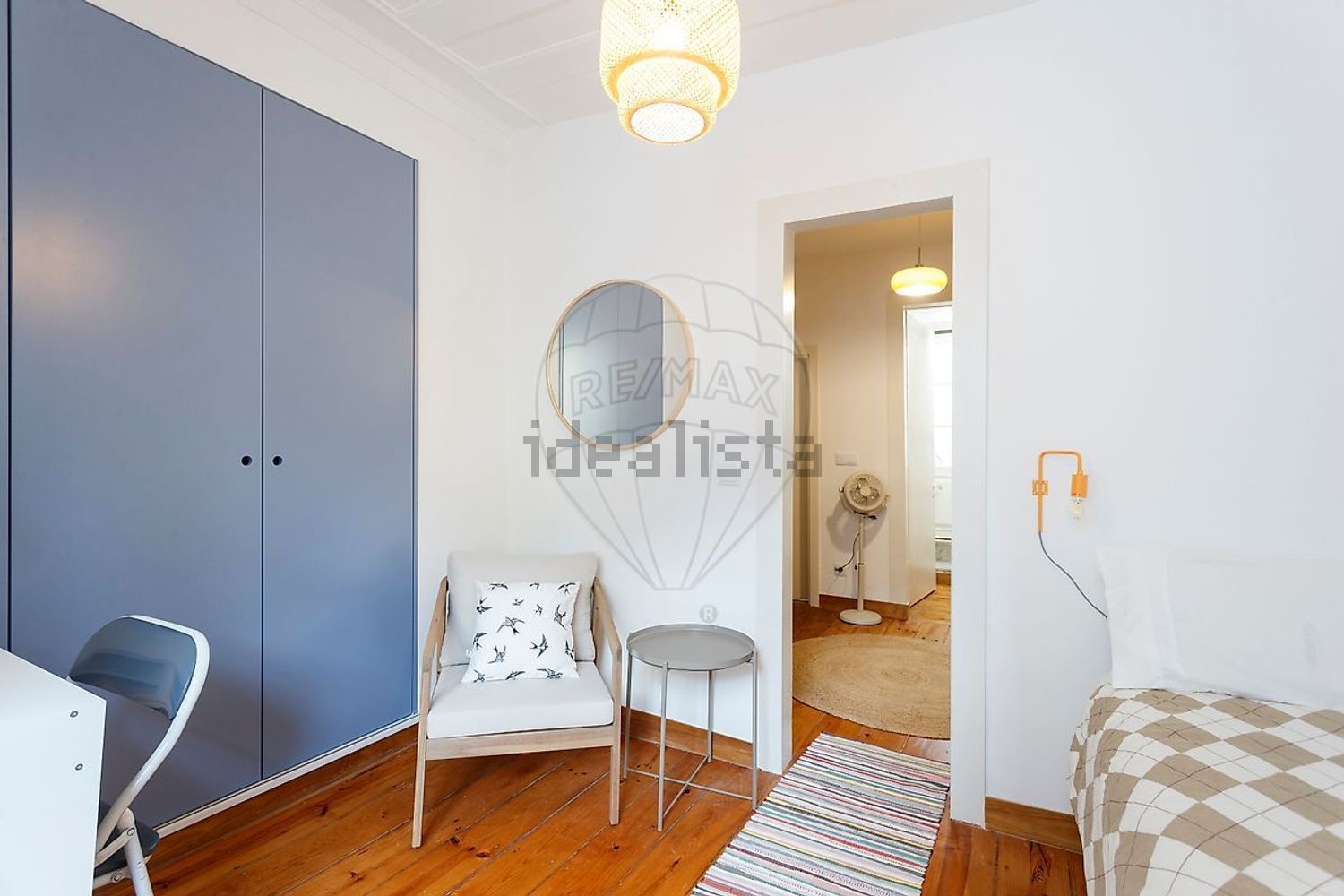 出租公寓 t2在Rua Bartolomeu de Gusmão - 卧室