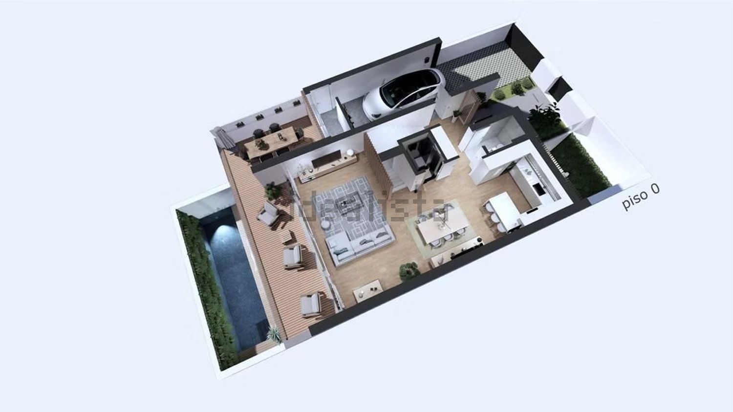 小楼房或独栋别墅出售在Rua Vieira da Silva - 平面图