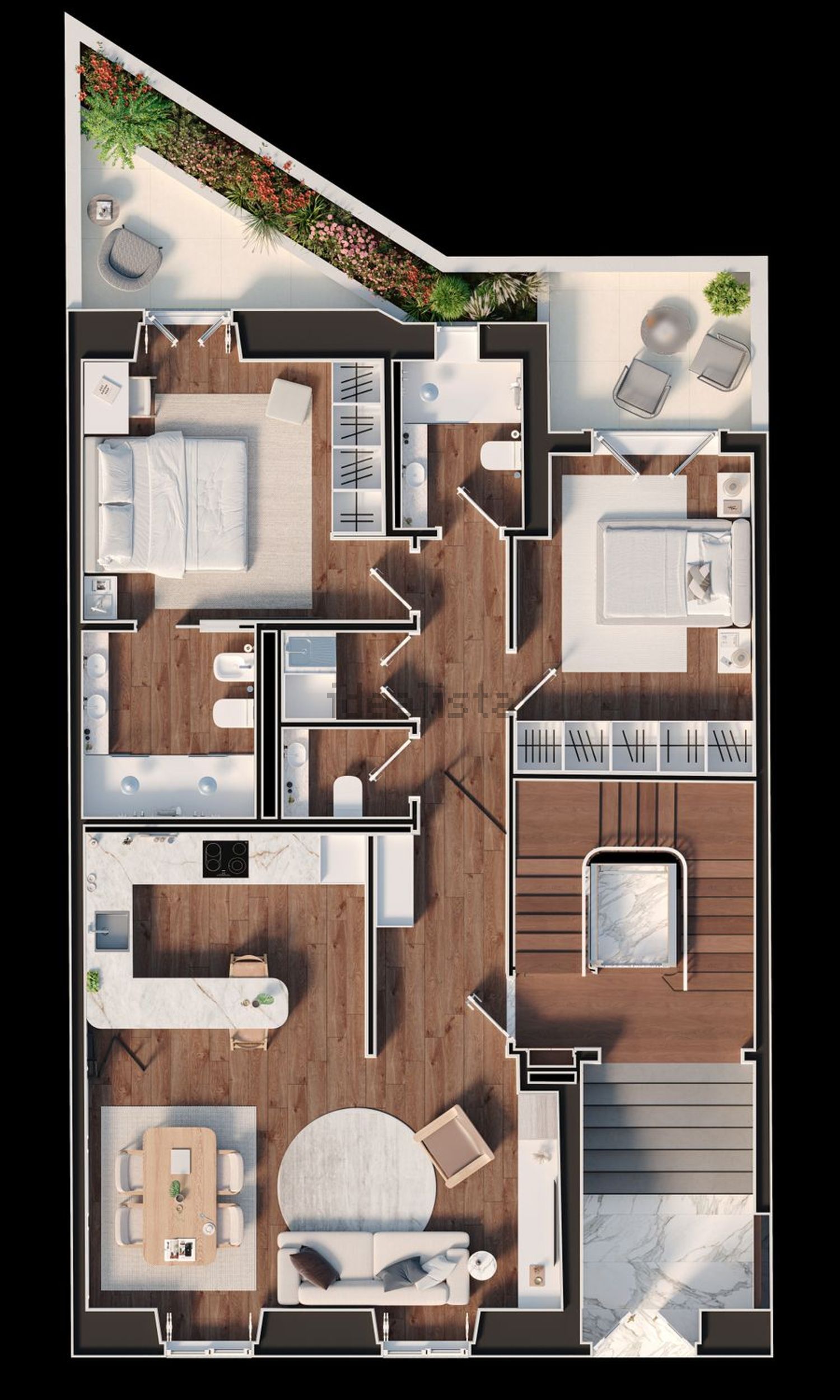 公寓 t2出售在Avenida Duque de Loulé, 52 - 平面图