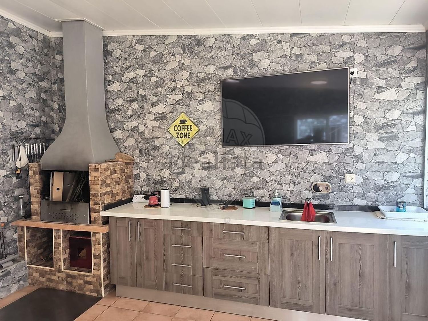 小楼房或独栋别墅出售在Rua da Mata de Palhacana - 厨房