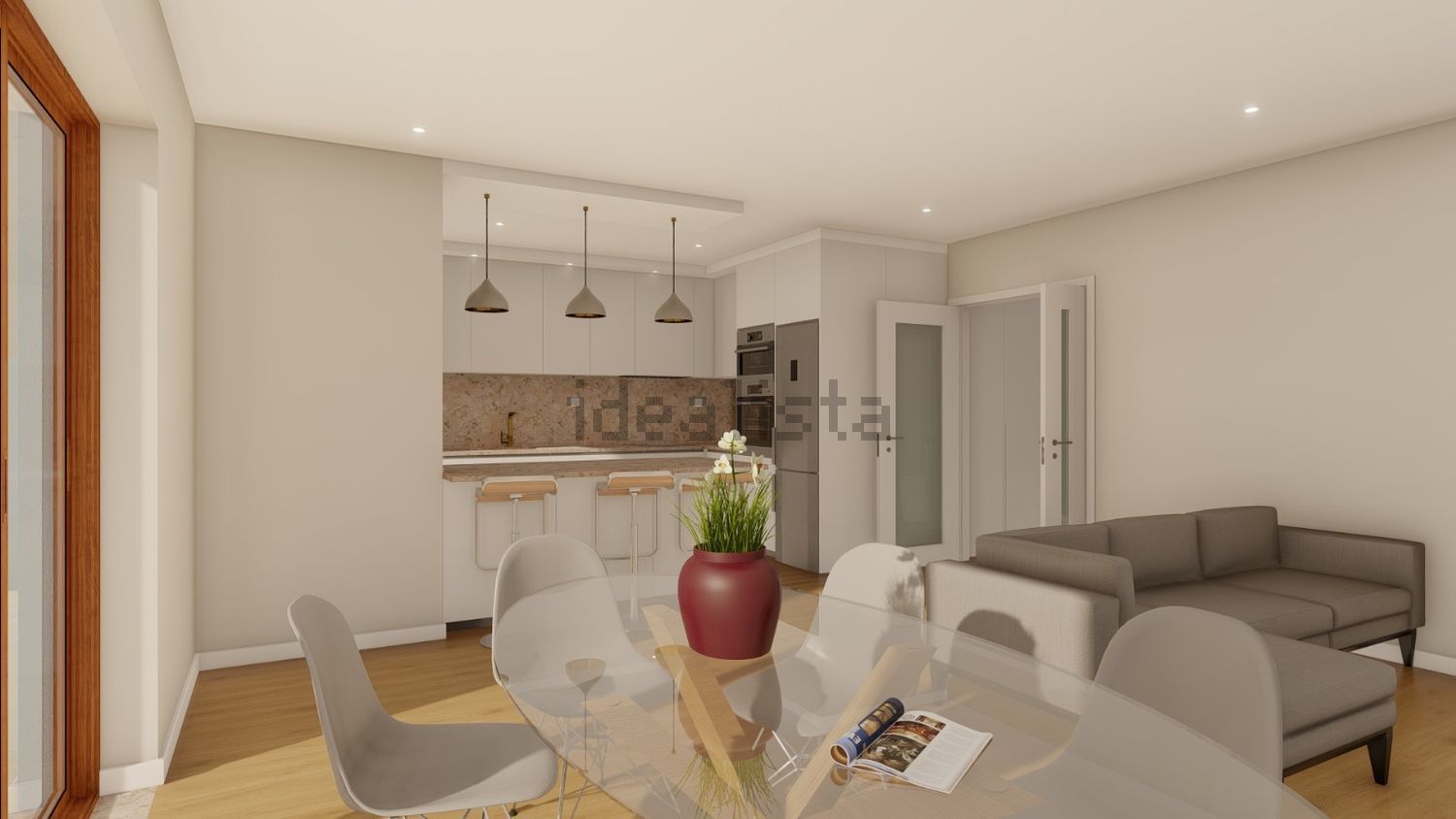 公寓 t2出售在Avenida José Antunes, 14 - 客厅