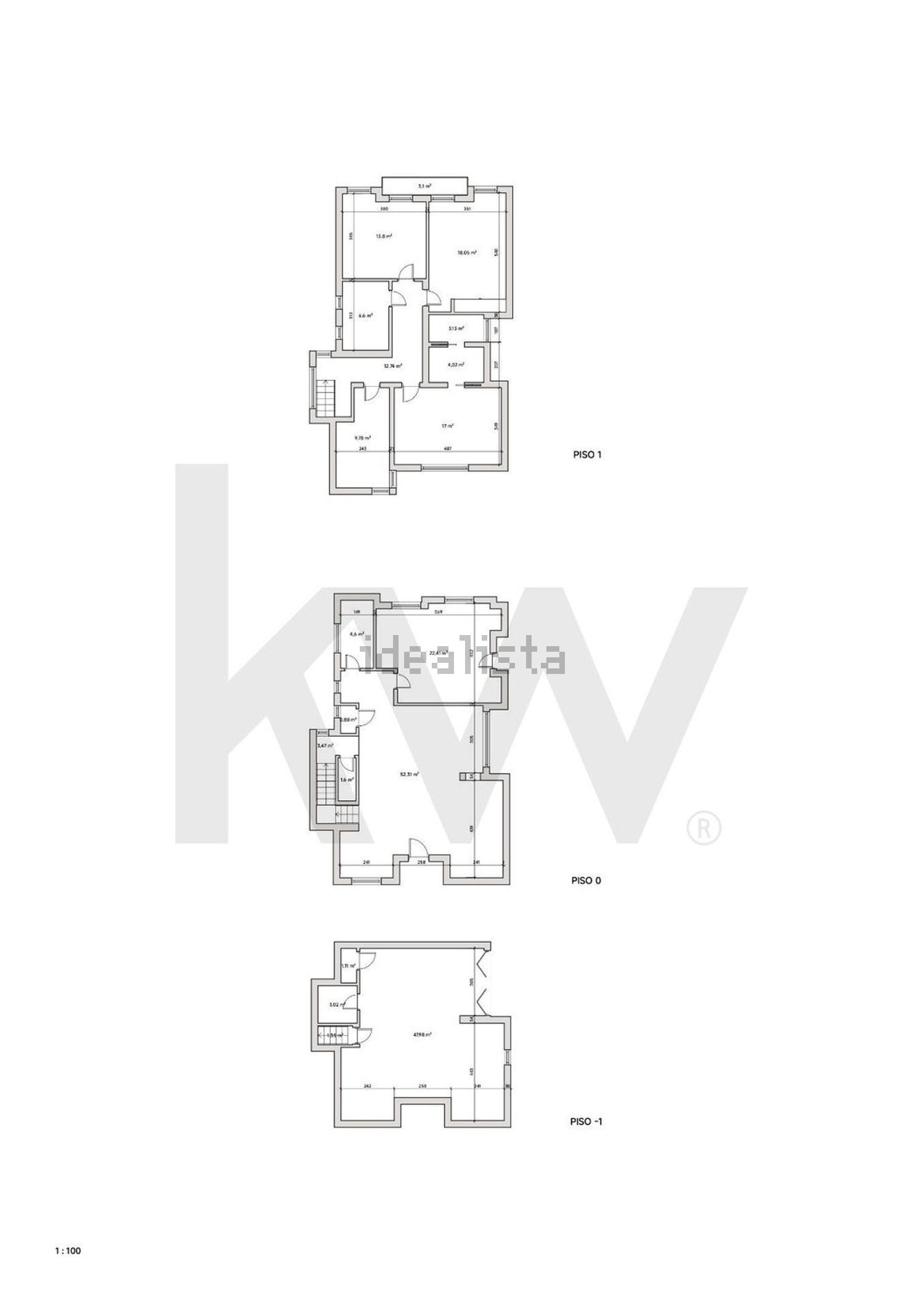 小楼房或独栋别墅出售在Rua da Mesquita s/n - 平面图