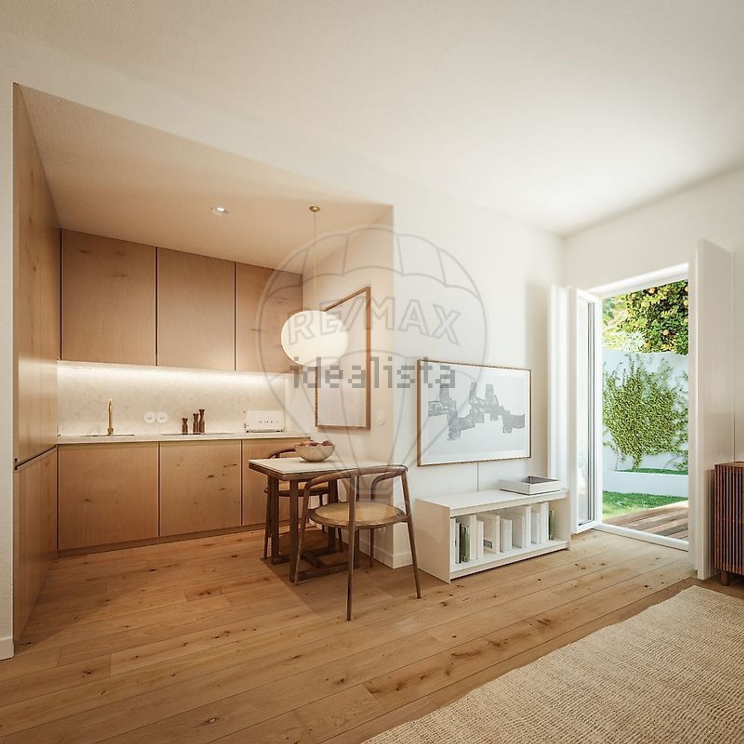 T0（单人公寓）出售在Rua de São Bento - 客厅