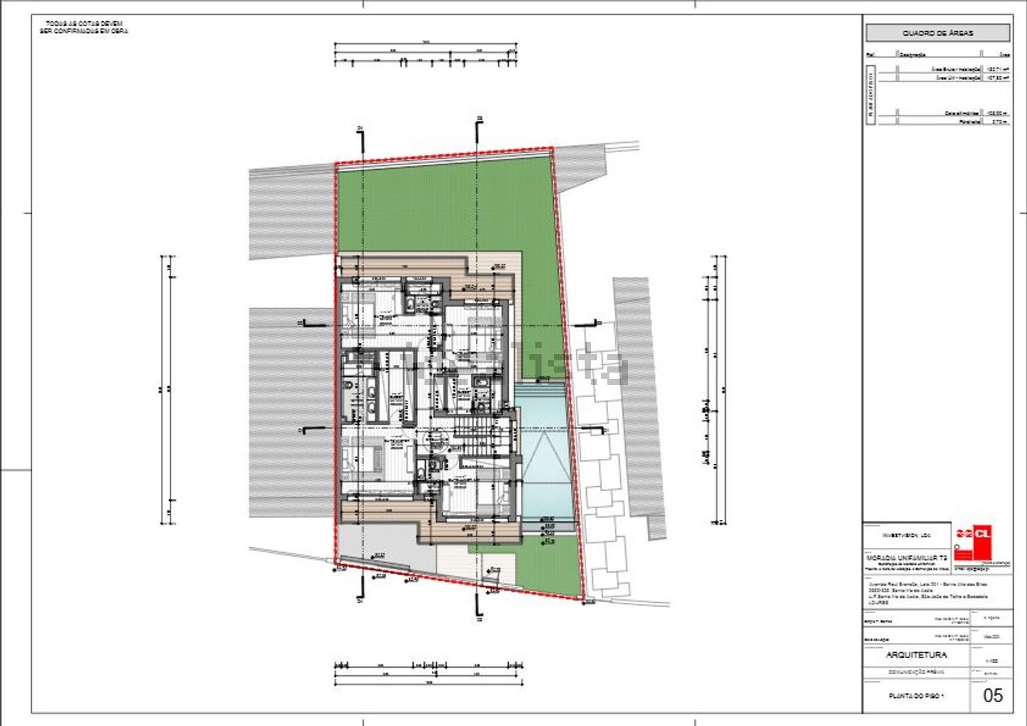 小楼房或独栋别墅出售在Santa Iria de Azoia - São João da Talha - Bobadela - 平面图