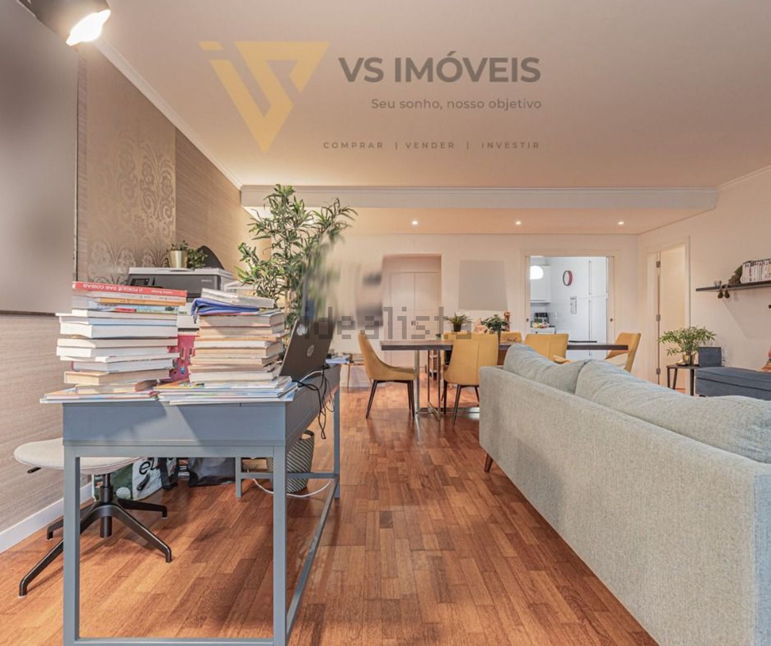 出租公寓 t2在Rua dos Faisões - 客厅