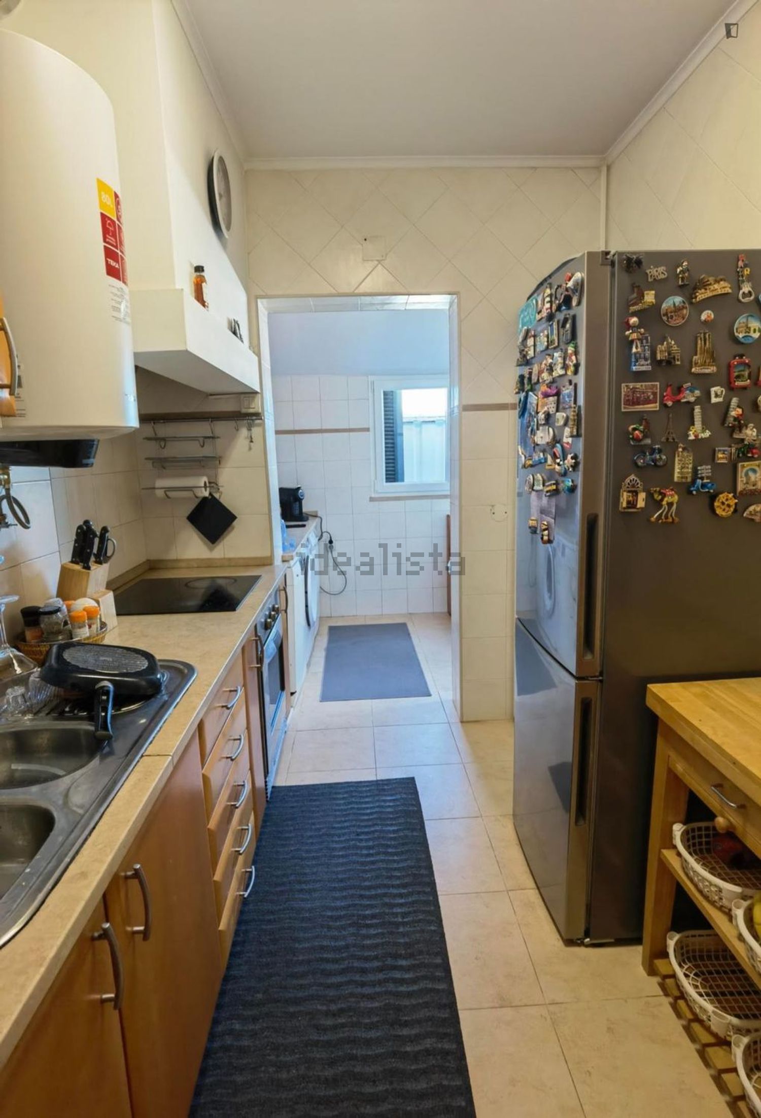 出租房间在Rua da Liberdade - 厨房