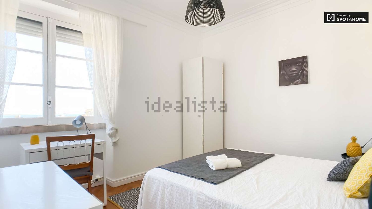 出租房间在Rua Leite de Vasconcelos - 卧室