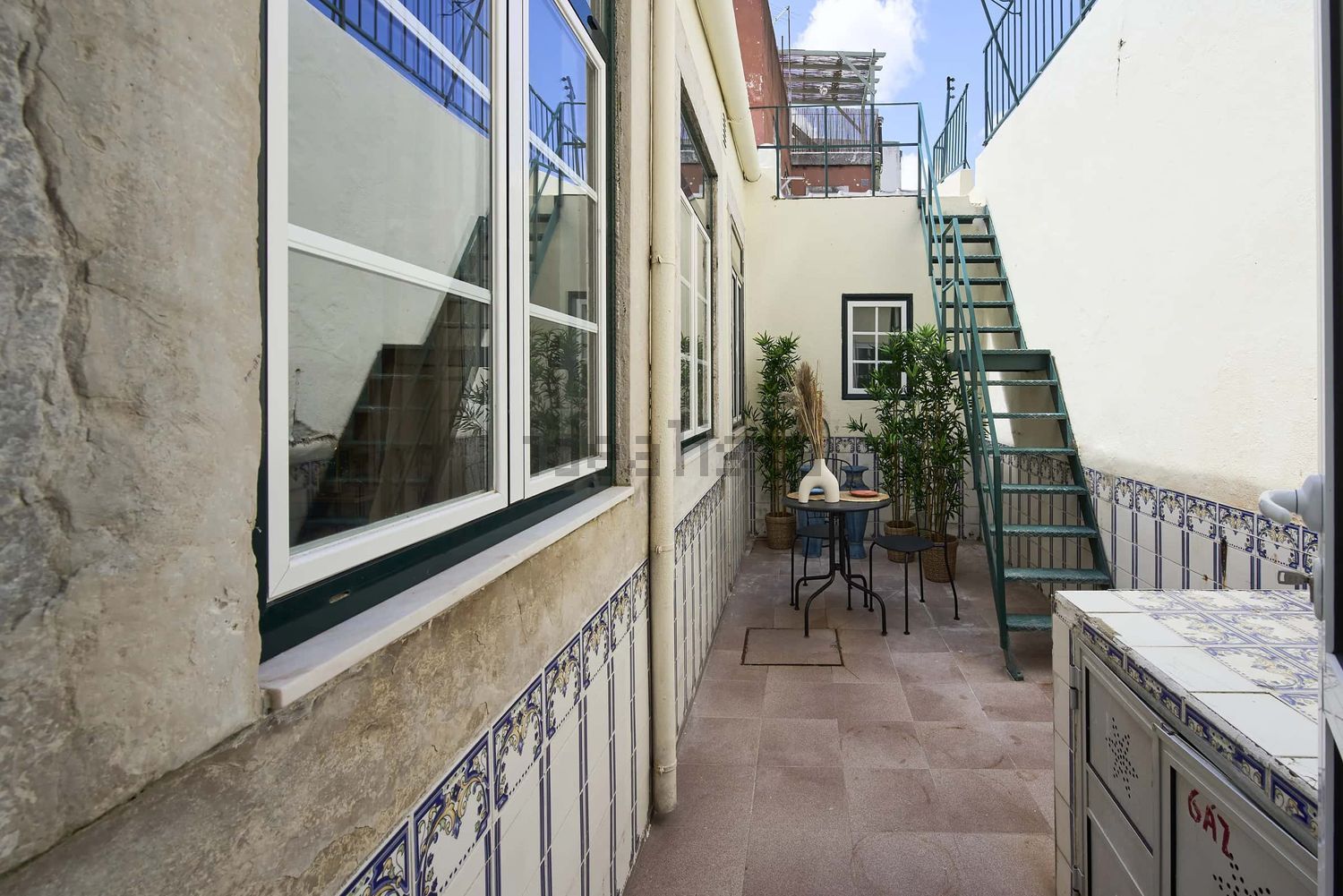 出租房间Calçada de Santo André, 92 - 阳台