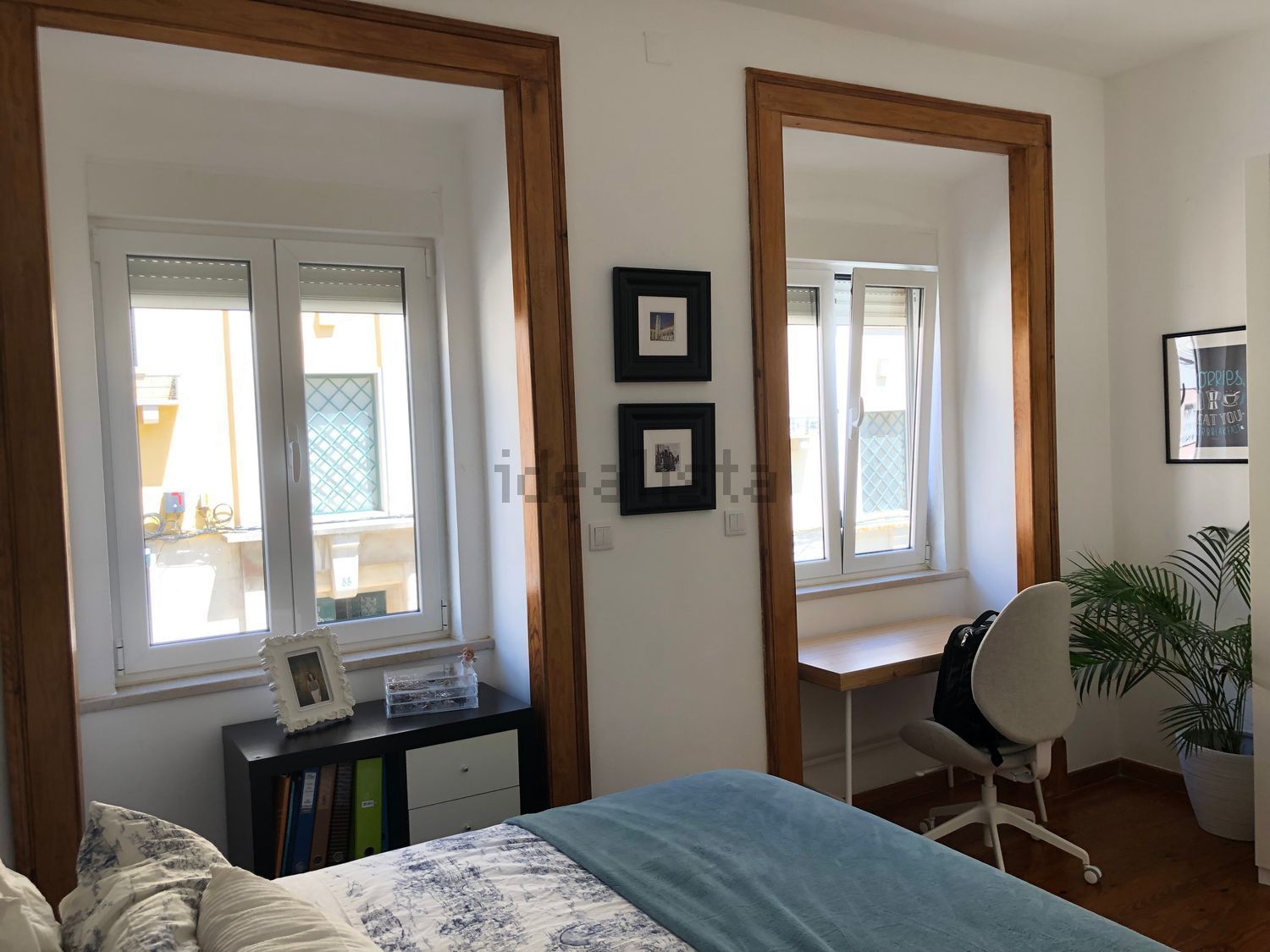 出租公寓 t1在Rua Sabino de Sousa, 73 - 卧室