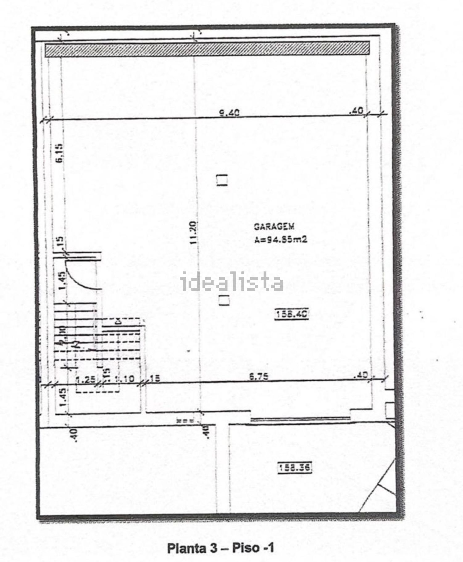 双拼别墅出售在Rua Primeiro de Maio, 3 - 平面图