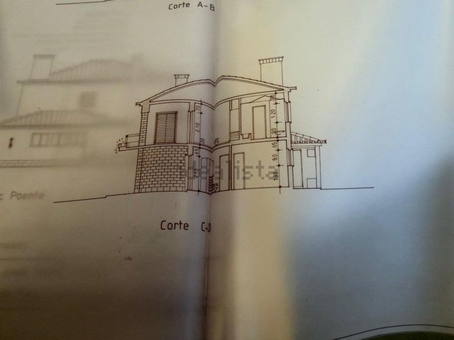 小楼房或独栋别墅出售在Rua 28 de Setembro - 平面图