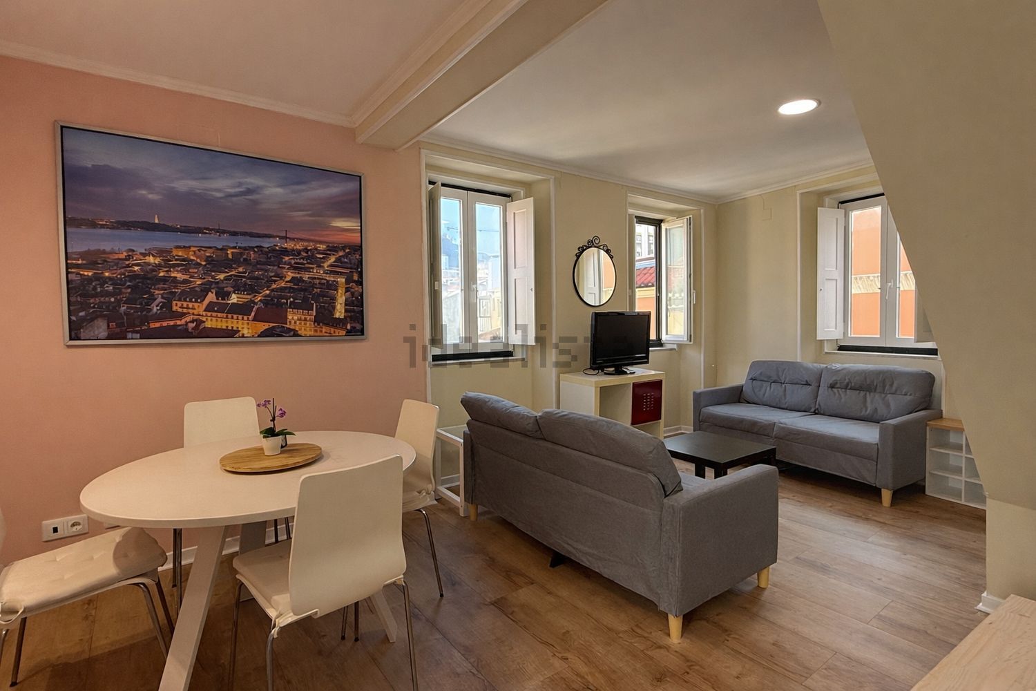 出租公寓 t1Calçada Agostinho de Carvalho - 客厅