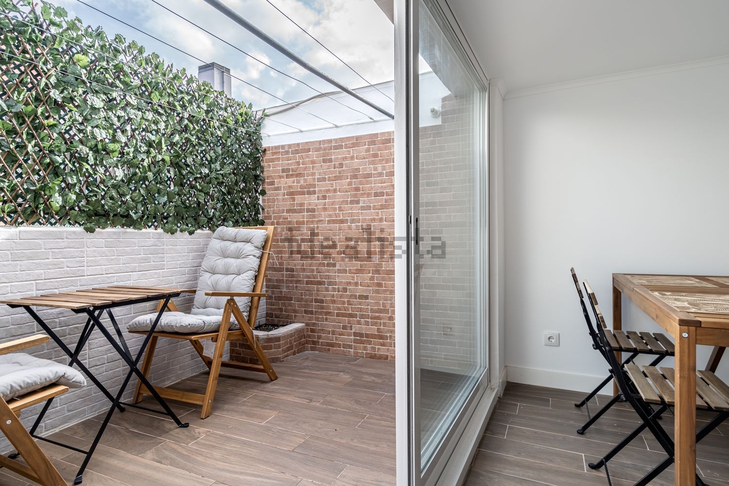 出租公寓 t1在Rua dos Ferreiros à Estrela - 阳台