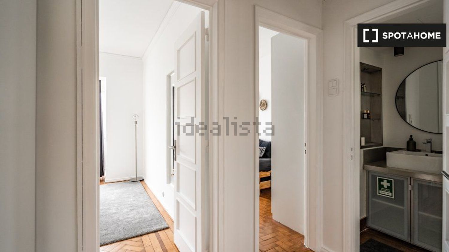 出租公寓 t2Calçada Necessidades - 过道