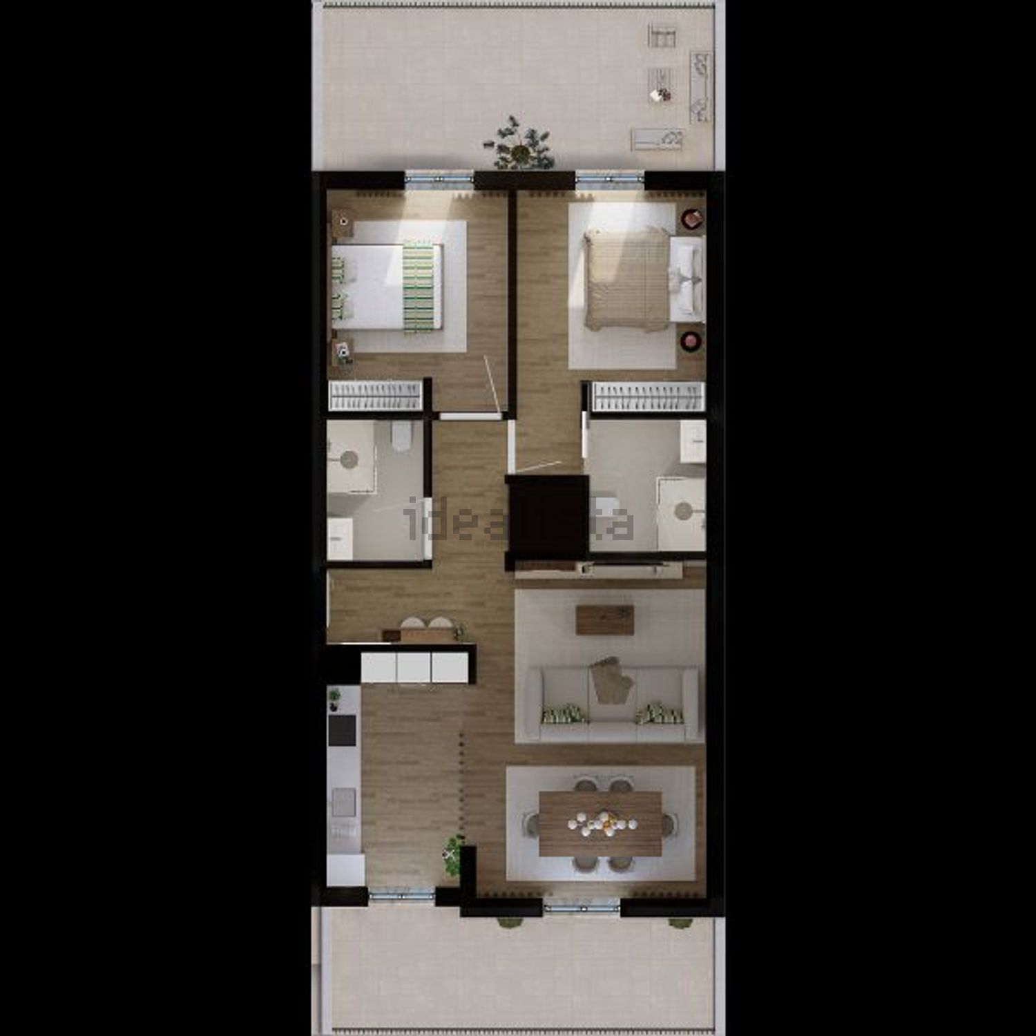 公寓 t2出售在Avenida Augusto Pereira Machado, 8 - 平面图