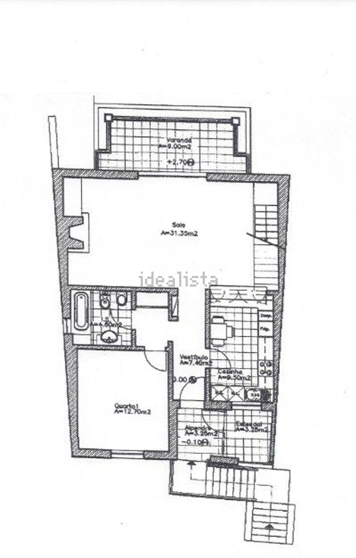 公寓 t1出售Comporta - 平面图