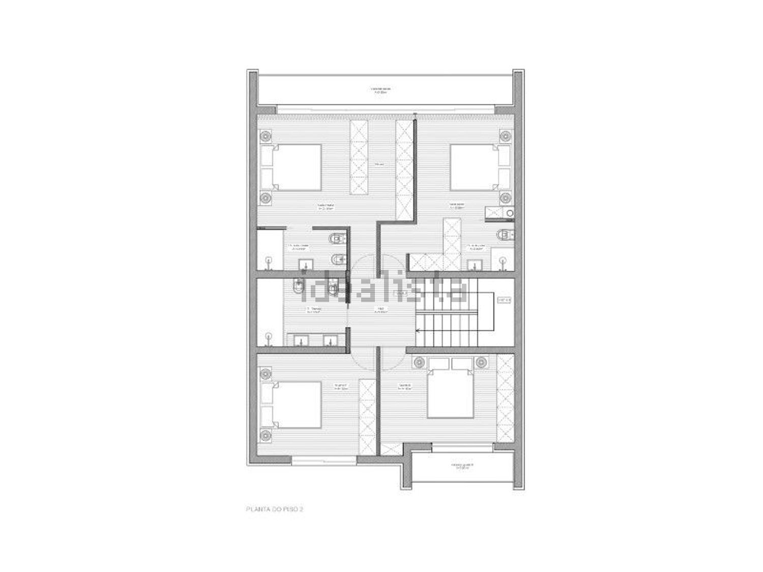 小楼房或独栋别墅出售在Pontinha e Famões - 平面图
