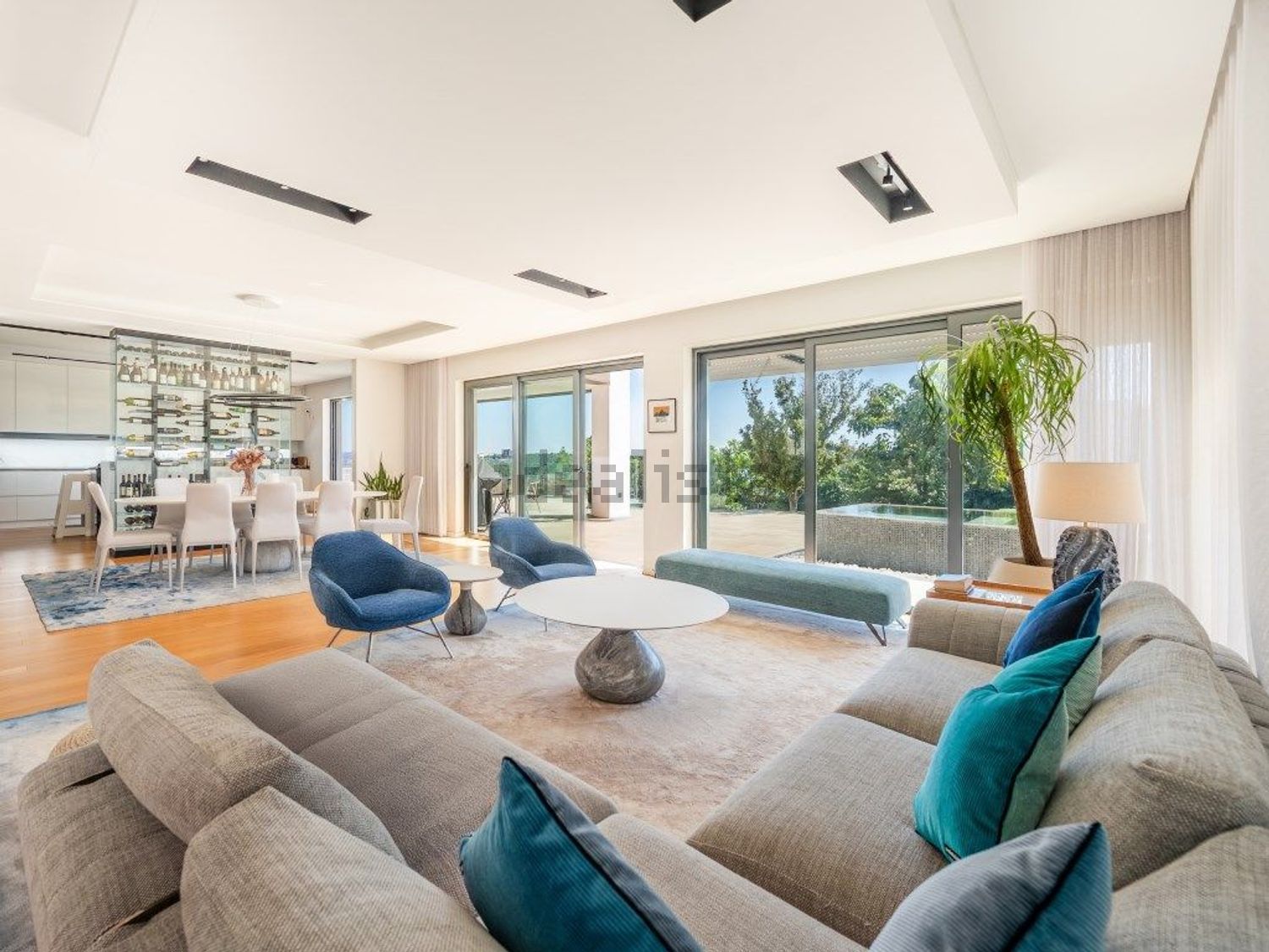 小楼房或独栋别墅出售在Nova Oeiras - Quinta das Palmeiras - 客厅