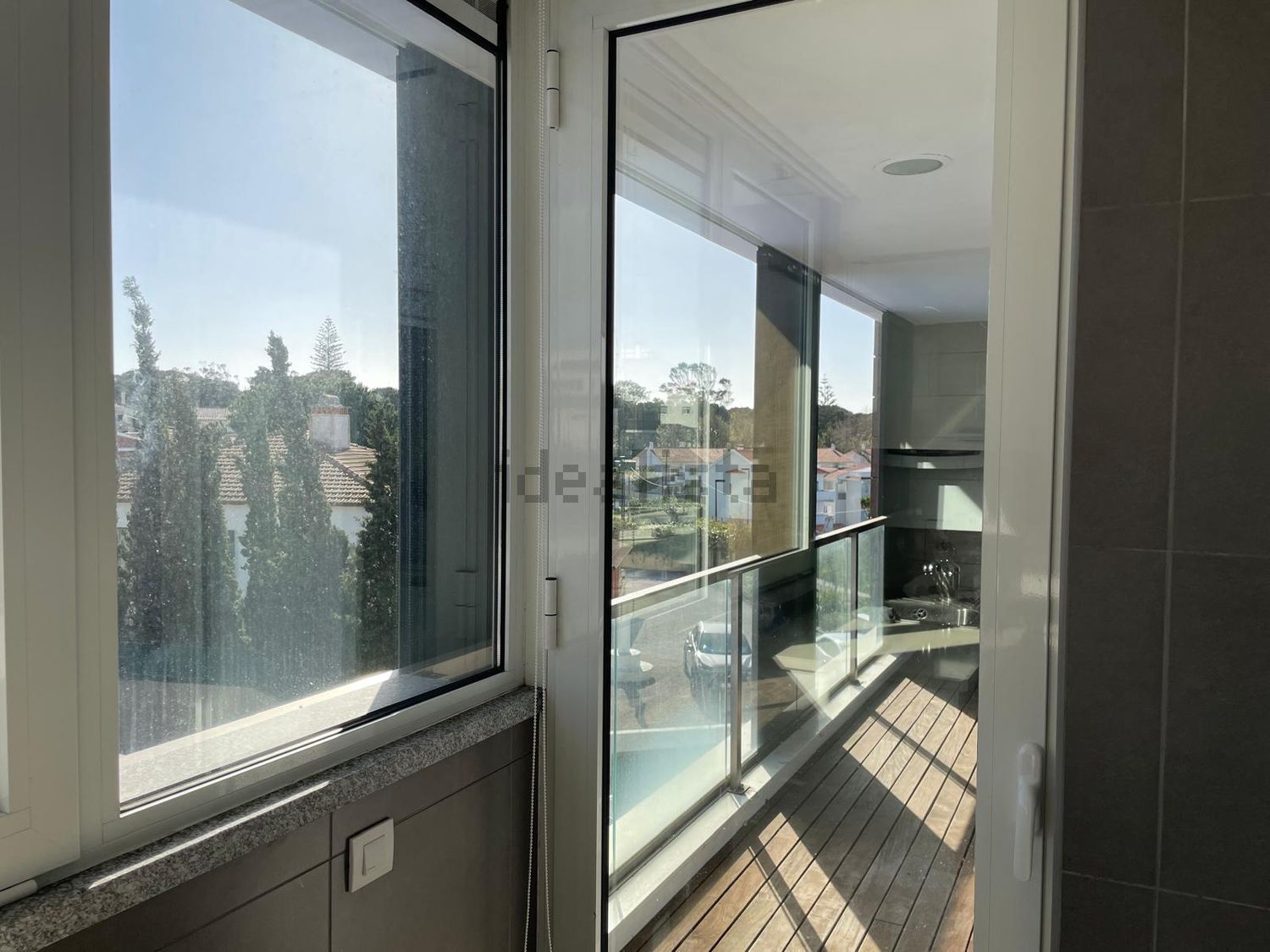 出租公寓 t1在Caparica e Trafaria - 露台