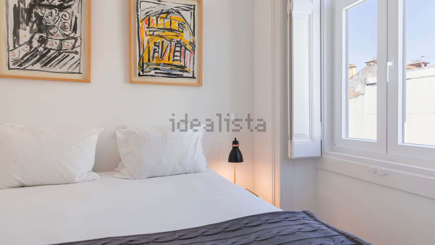 出租公寓 t2在Rua Afonso Annes Penedo, 14 - 卧室