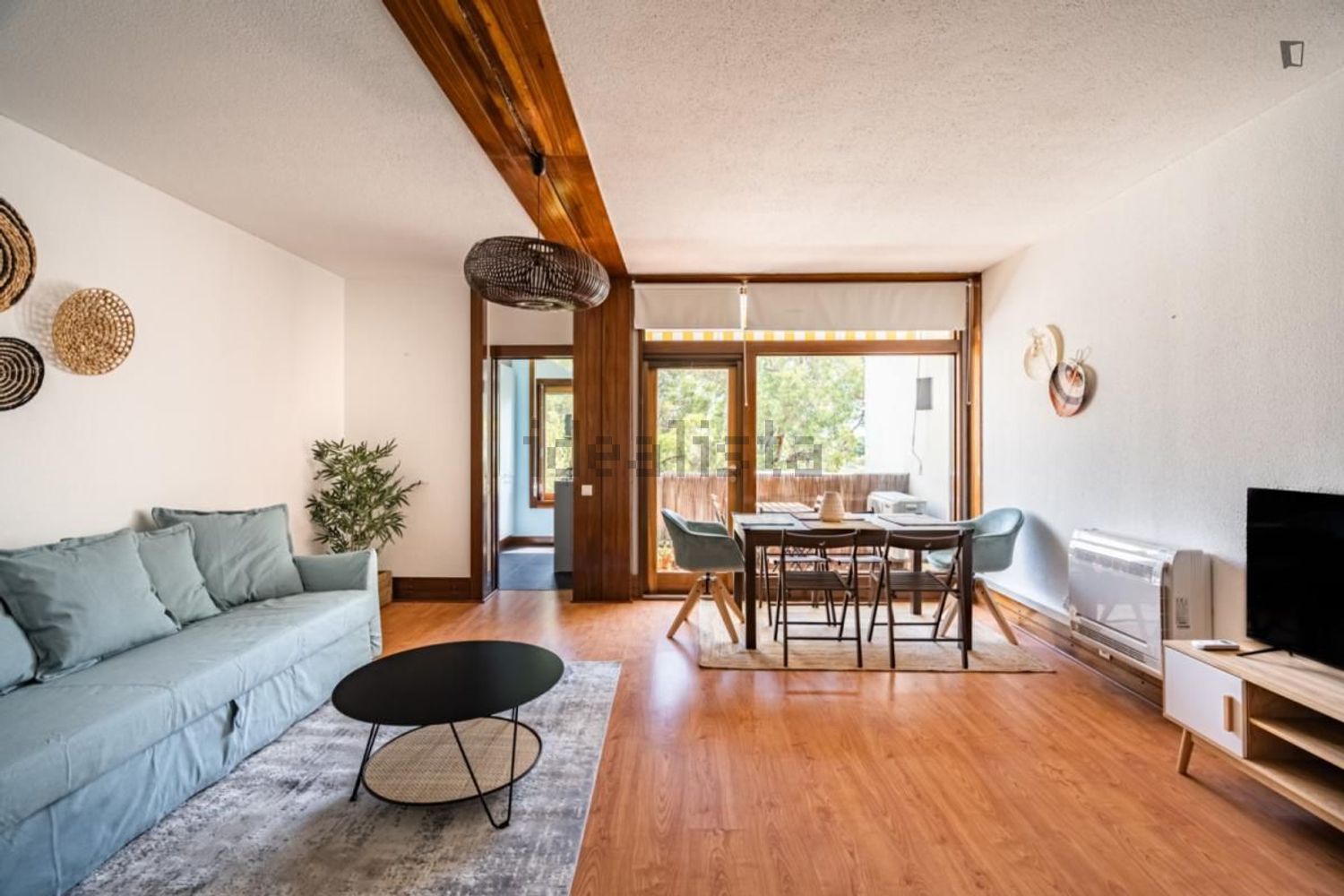 出租公寓 t2在Rua da Azinheira - 客厅