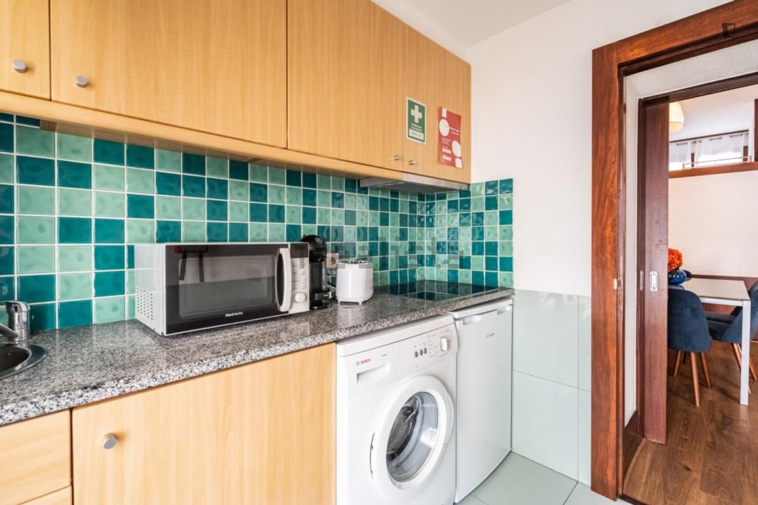 出租公寓 t1在Rua das Mimosas - 厨房