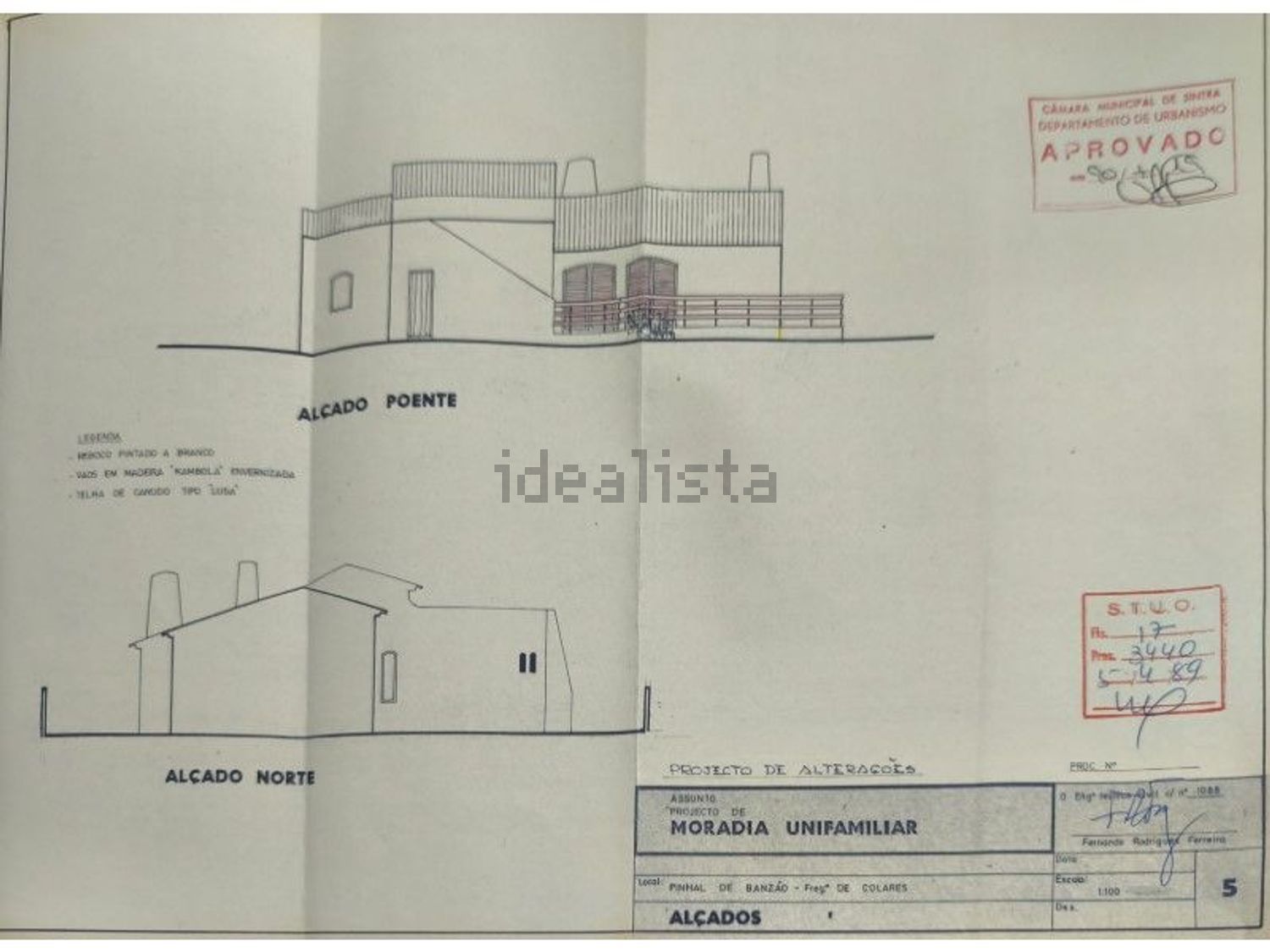 小楼房或独栋别墅出售在Rua dos Trovadores do Século XII - 平面图