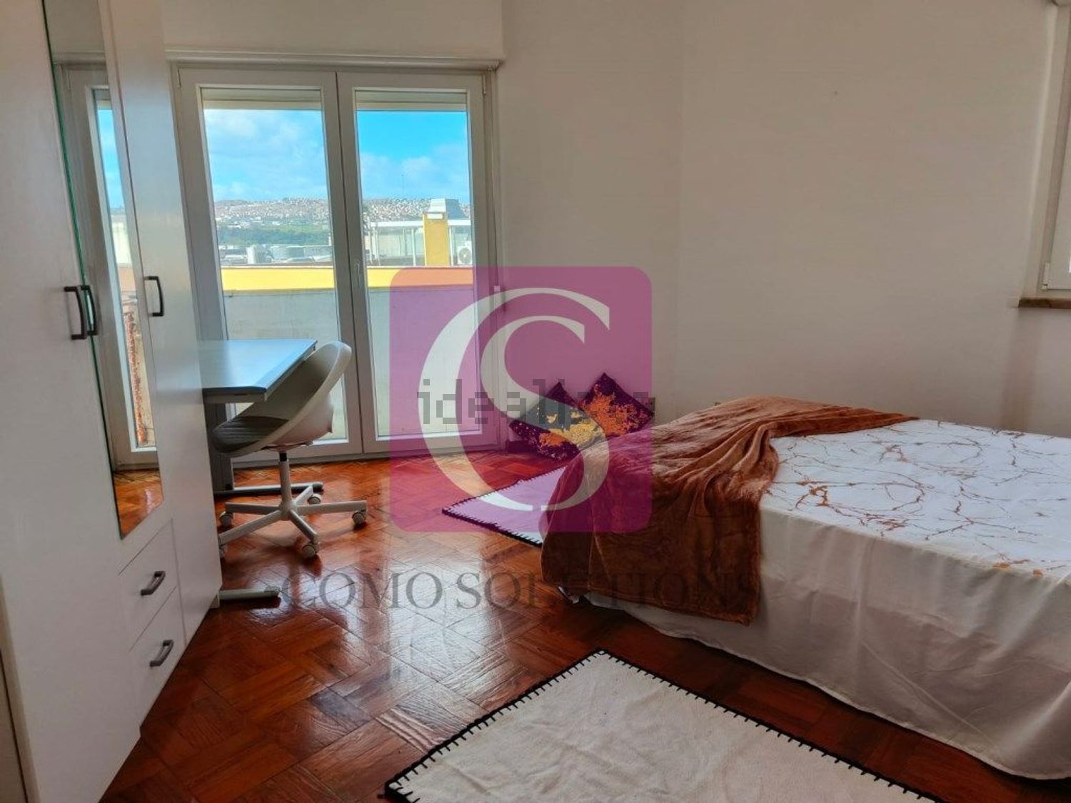 出租公寓 t1在Rua Santo Eloy, 37 - 卧室