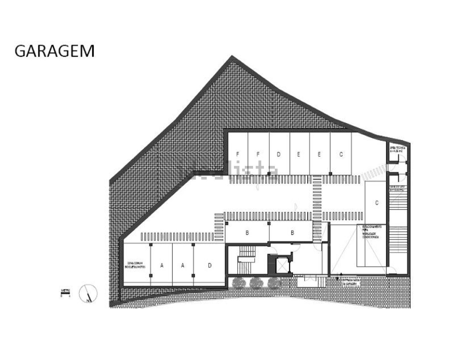 公寓 t3出售Calçada do Poço - 平面图