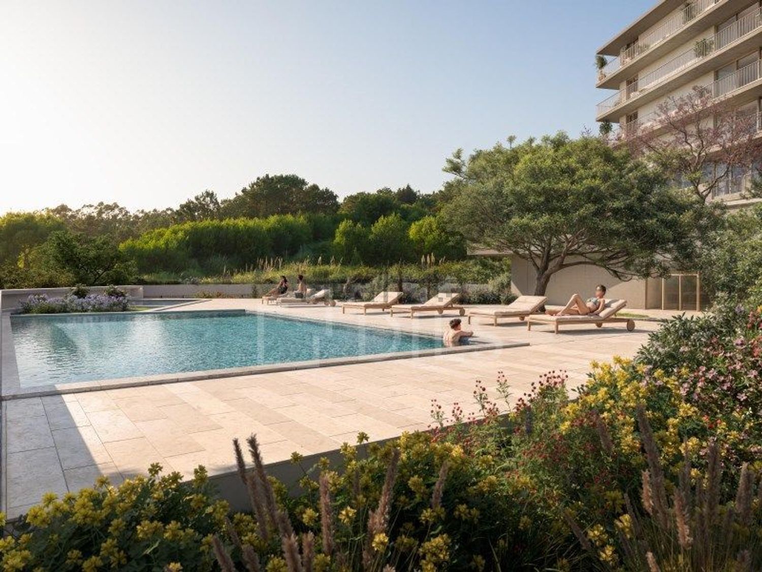 公寓 t1出售在Belas Clube Campo - 游泳池