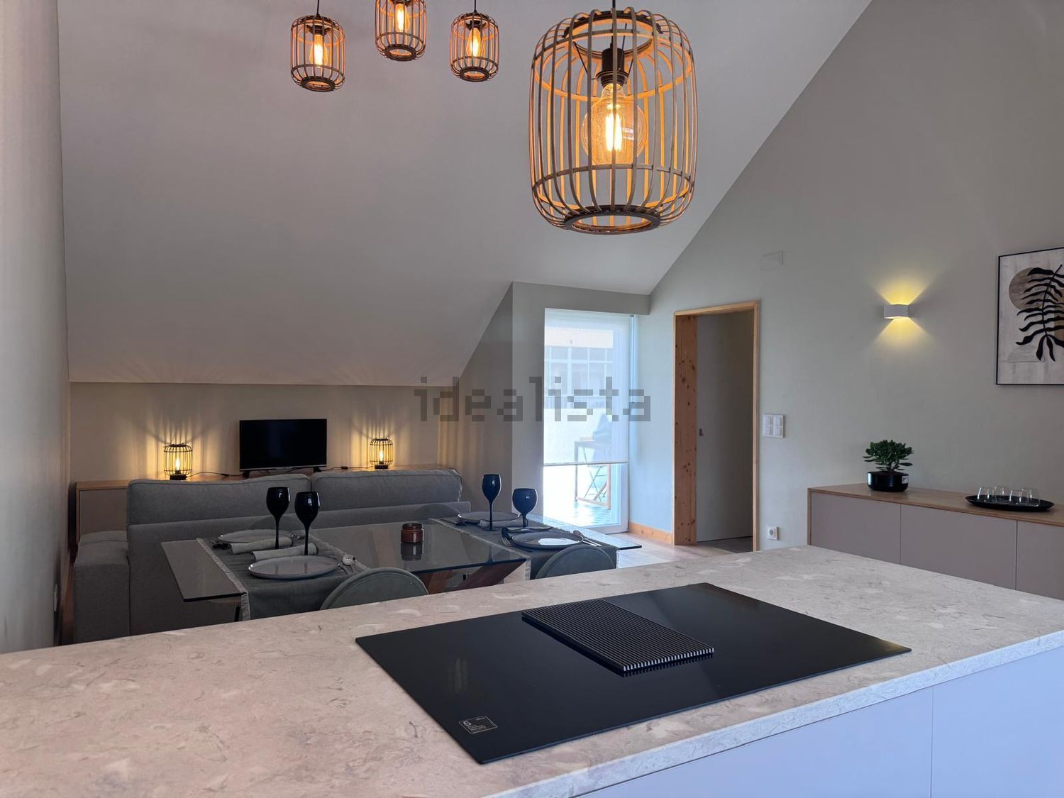 出租复式公寓在Rua de Diu - 客厅