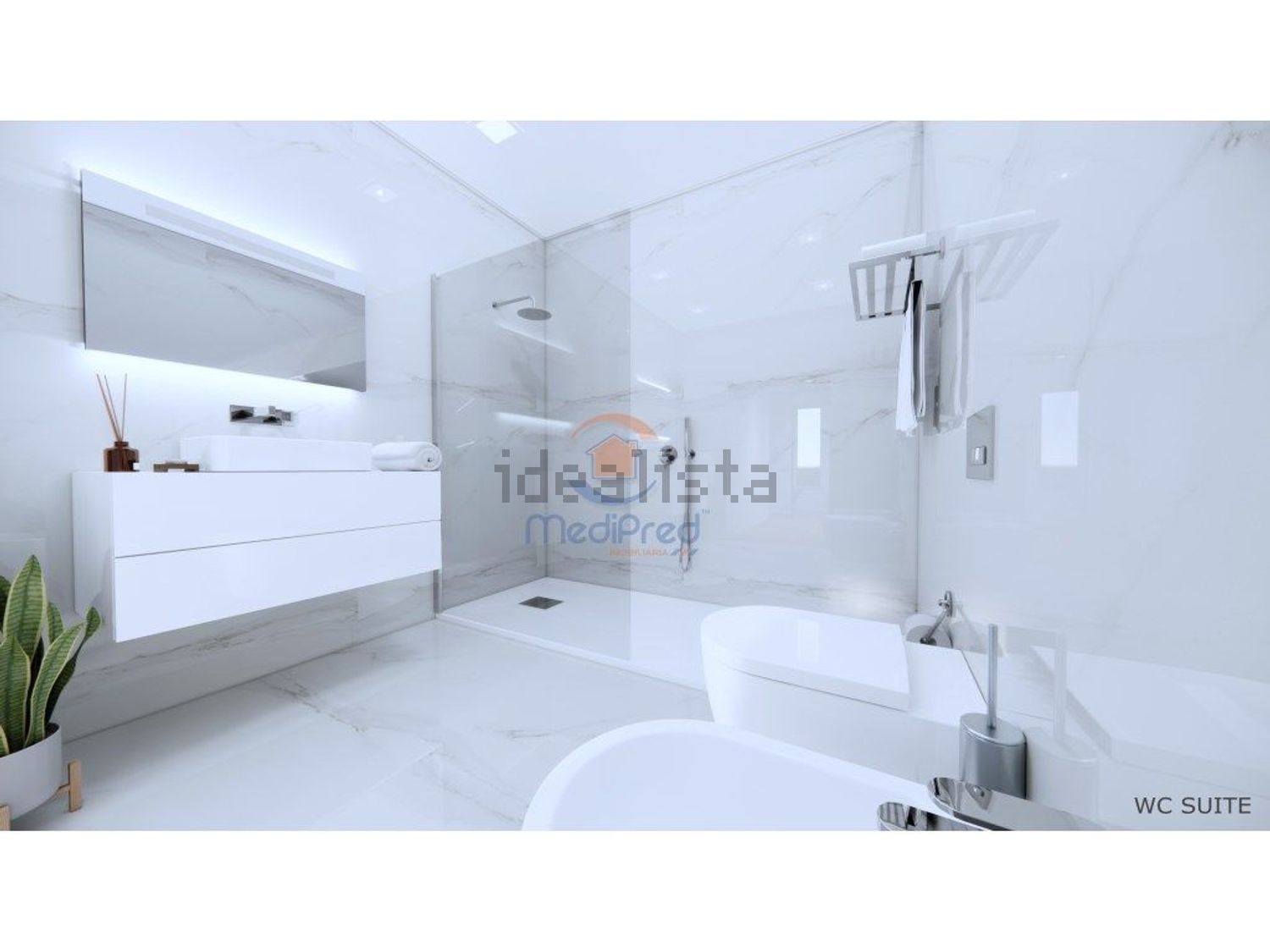 小楼房或独栋别墅出售在Centro - 卫生间