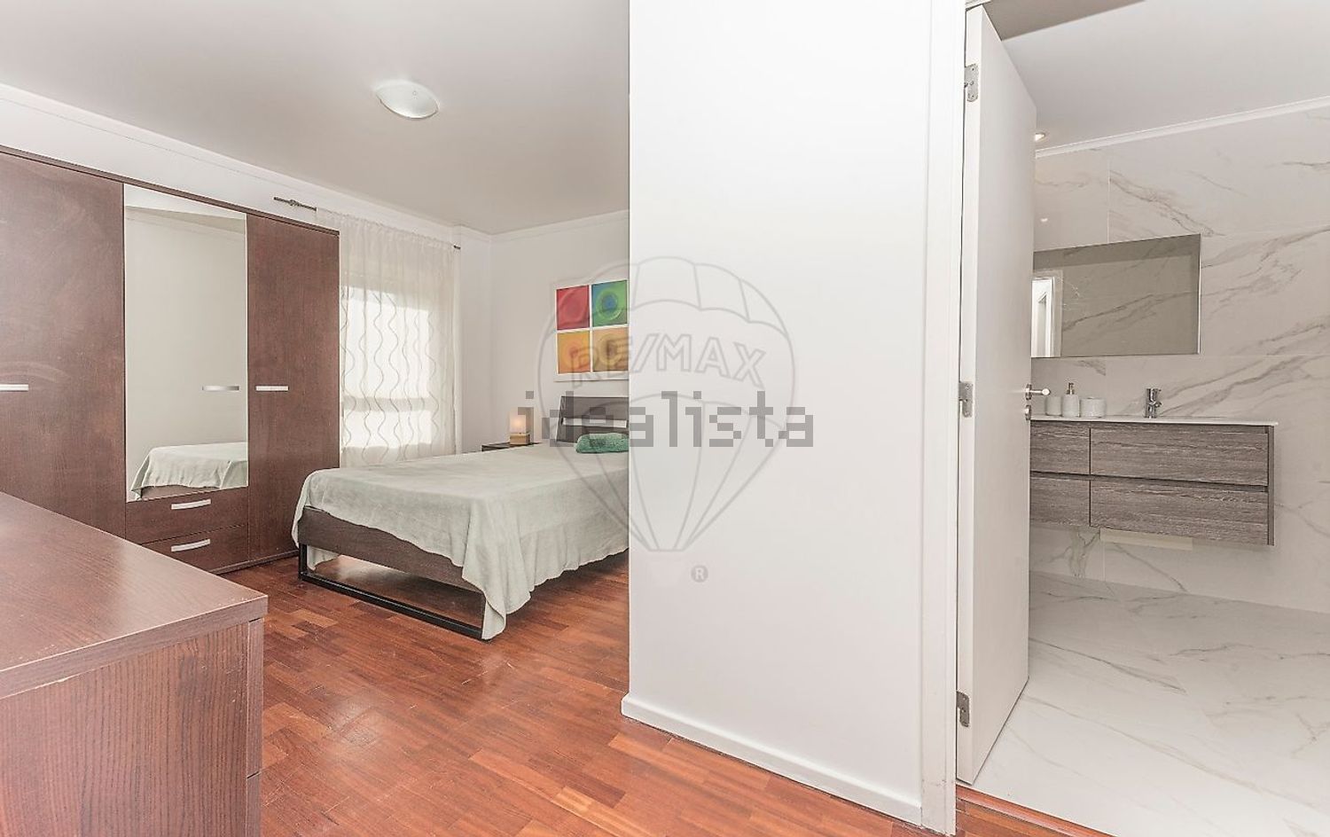 出租公寓 t2在Rua Álvaro Benamor - 卧室